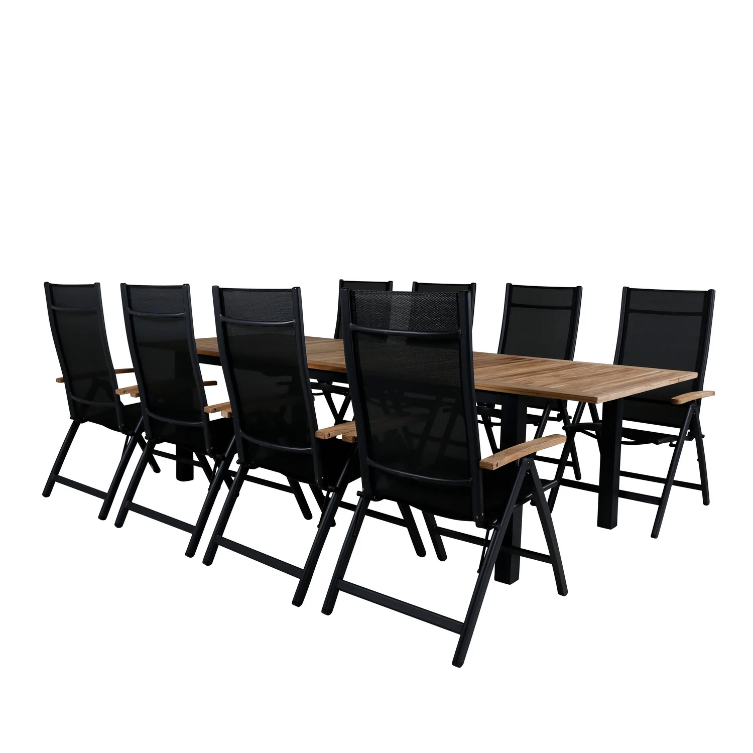 Matgrupp Venture Home Perla med 8 Perla Positionsstolar