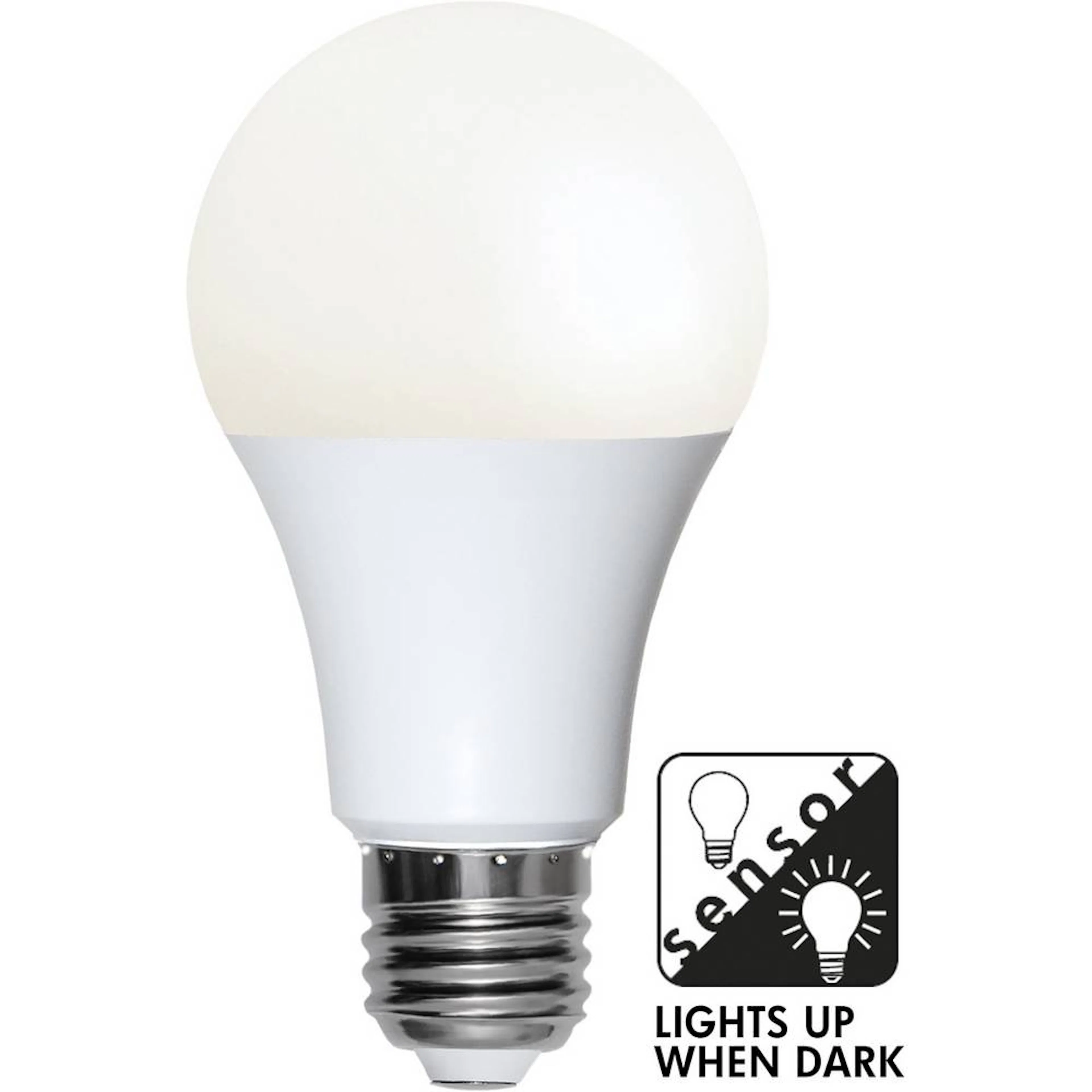 LED-lampa Star Trading E27 A60 Sensor opaque