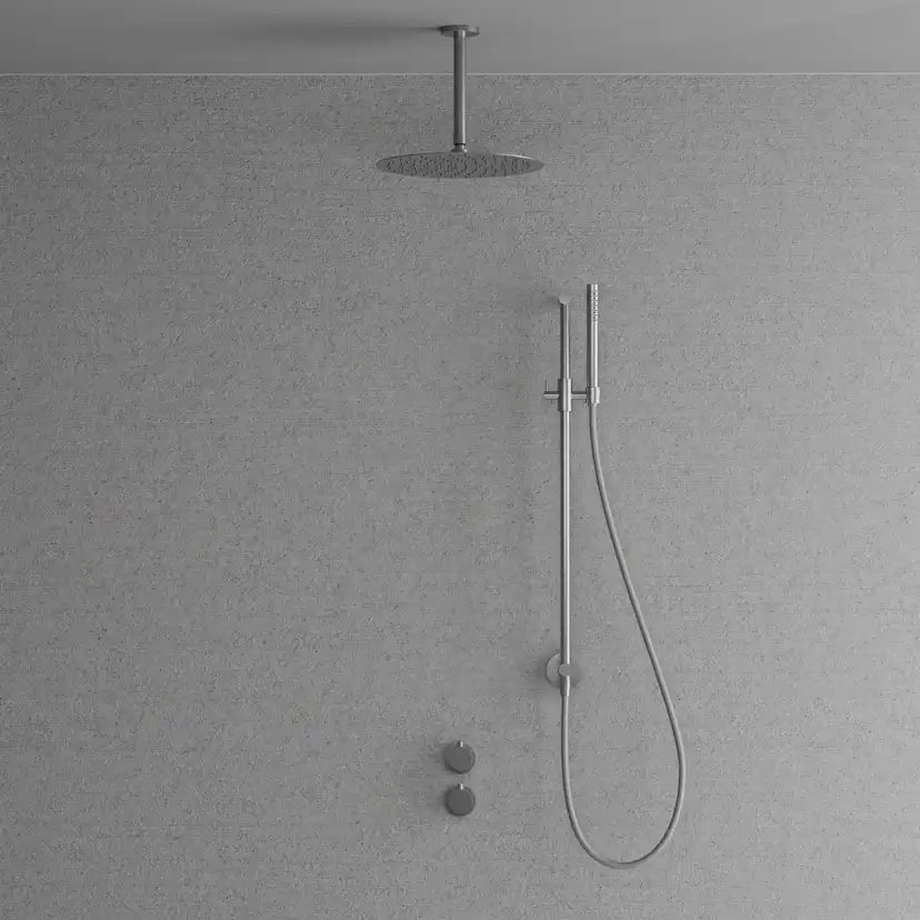 Takduschset Scandtap Steel Harmonized 5Z för Inbyggnad