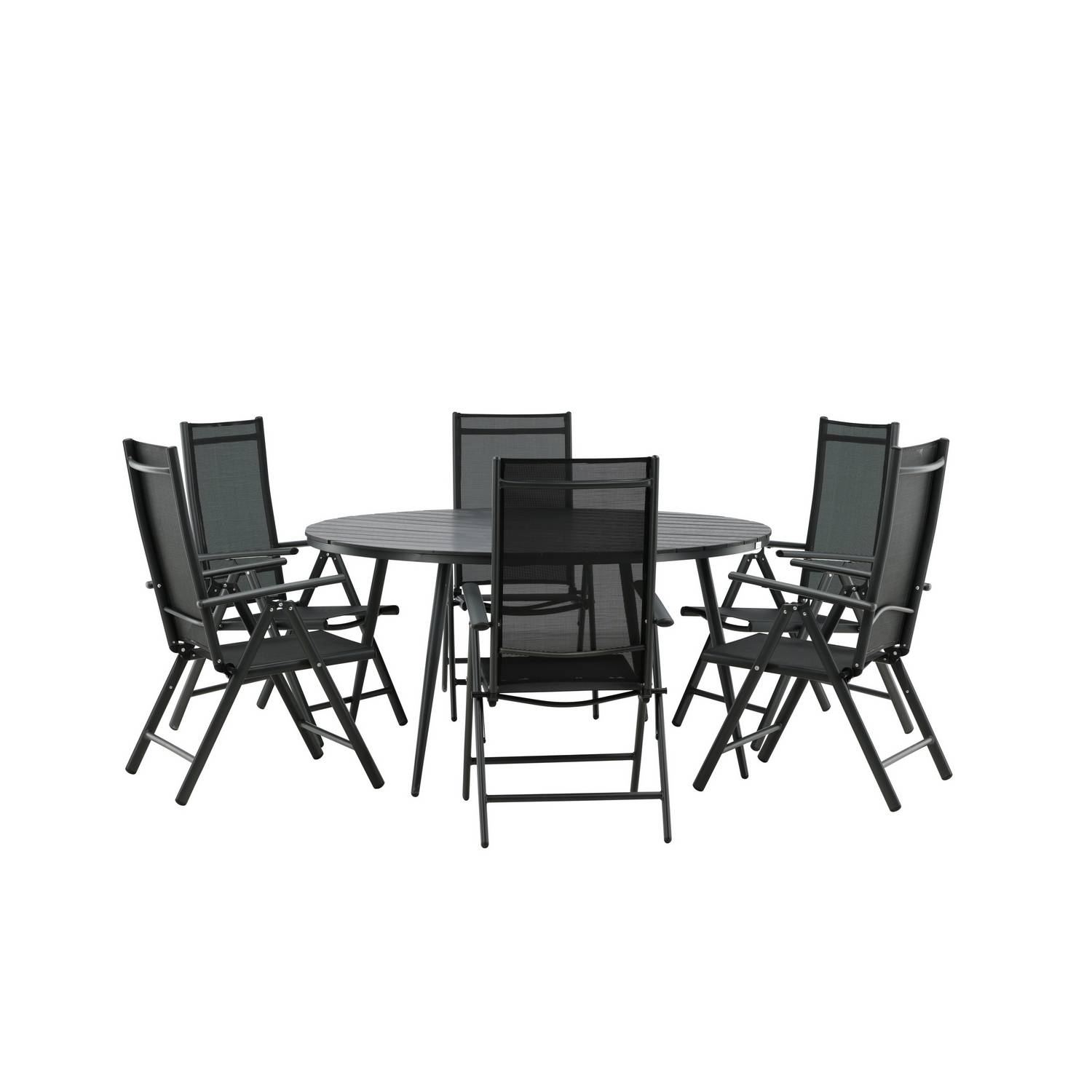 Matgrupp Venture Home Break Matgrupp Utomhus Rund 150 cm med 6 Break Positionsstol