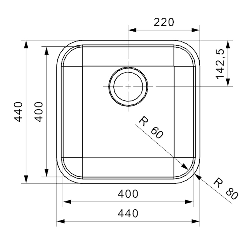 Diskho Decosteel IB 4040L