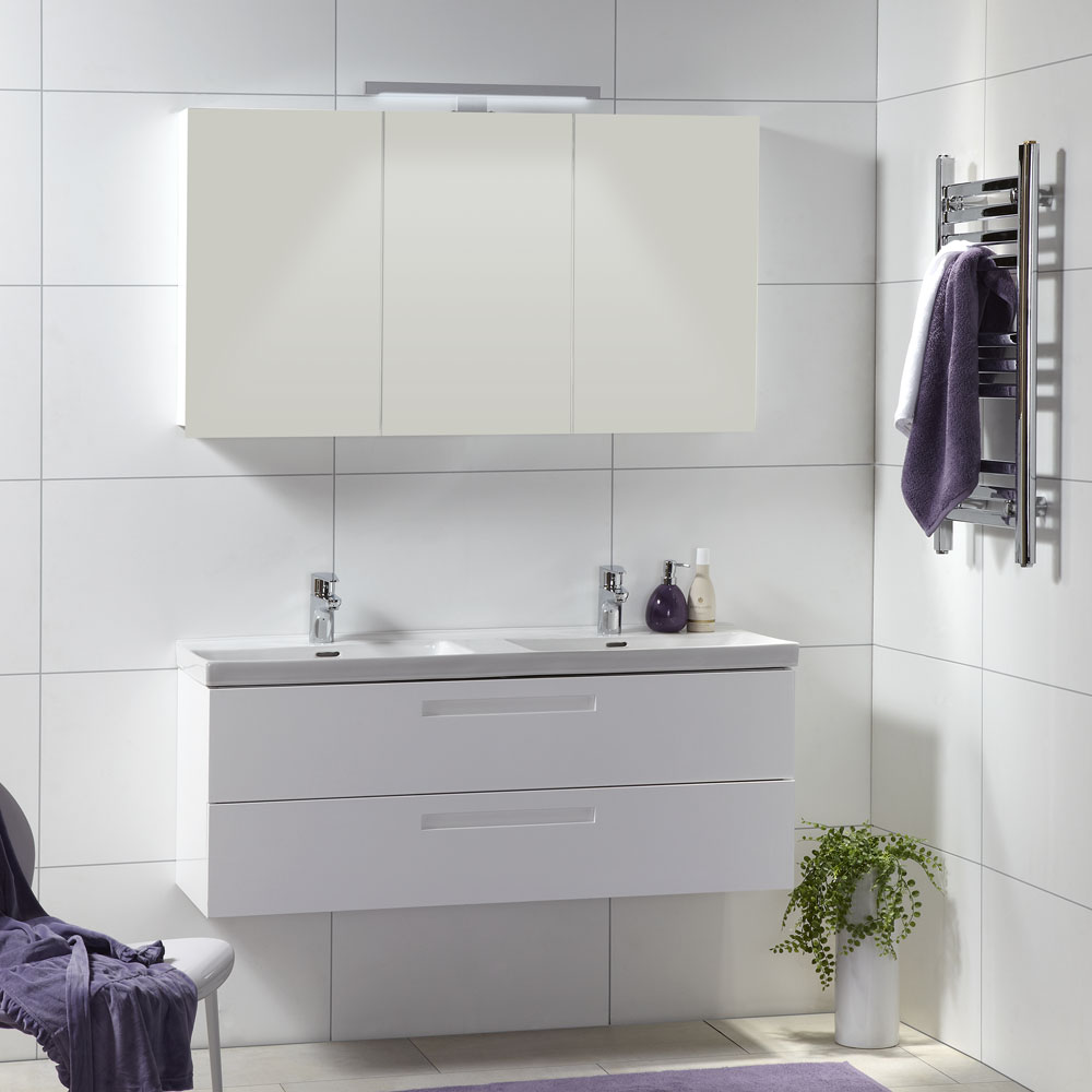 Möbelpaket Noro Relounge 1200 Vit Dubbel