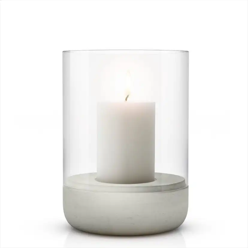 Stor Stormlykta Blomus Calma med Ljus