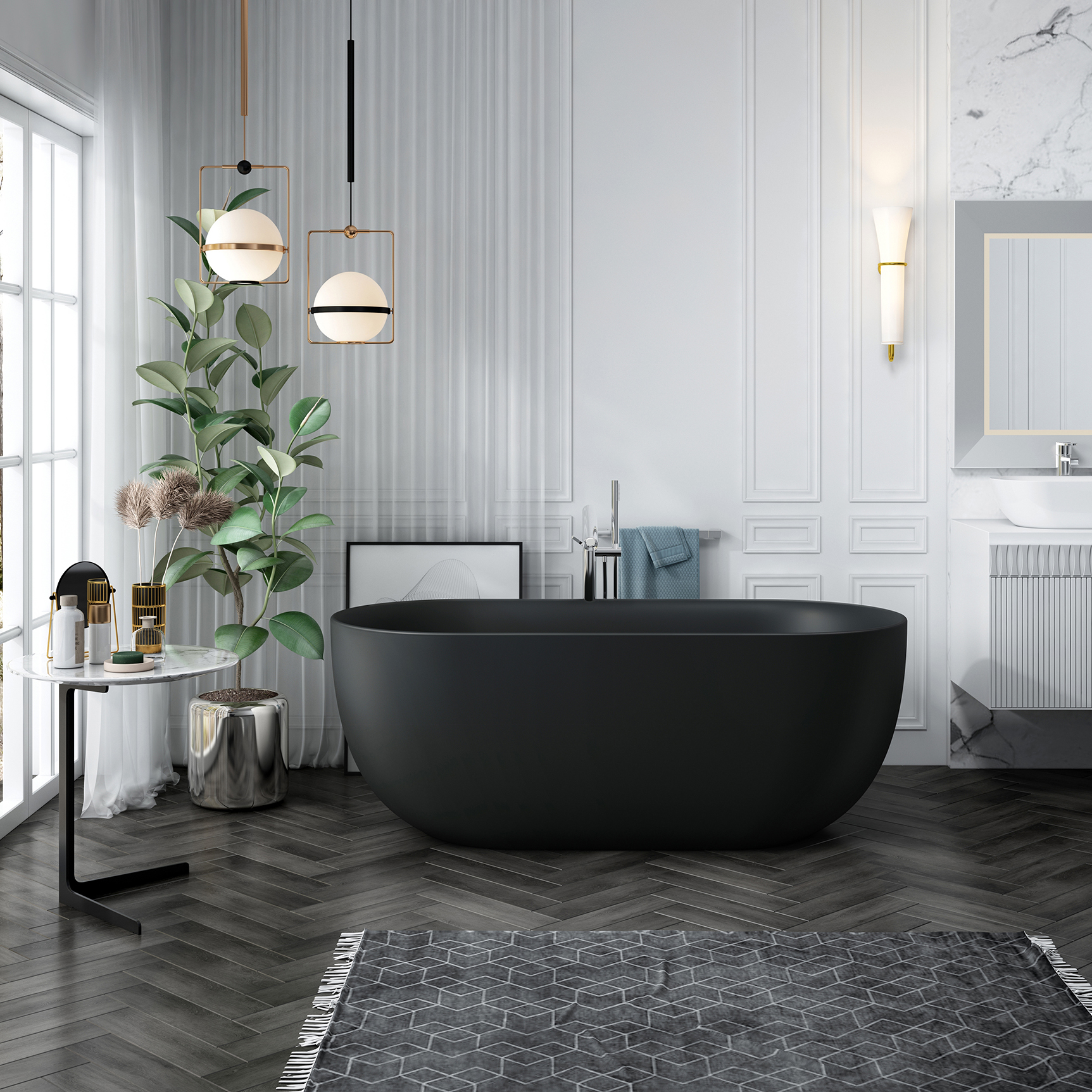 Badkar Bathlife Soft 1600 mm