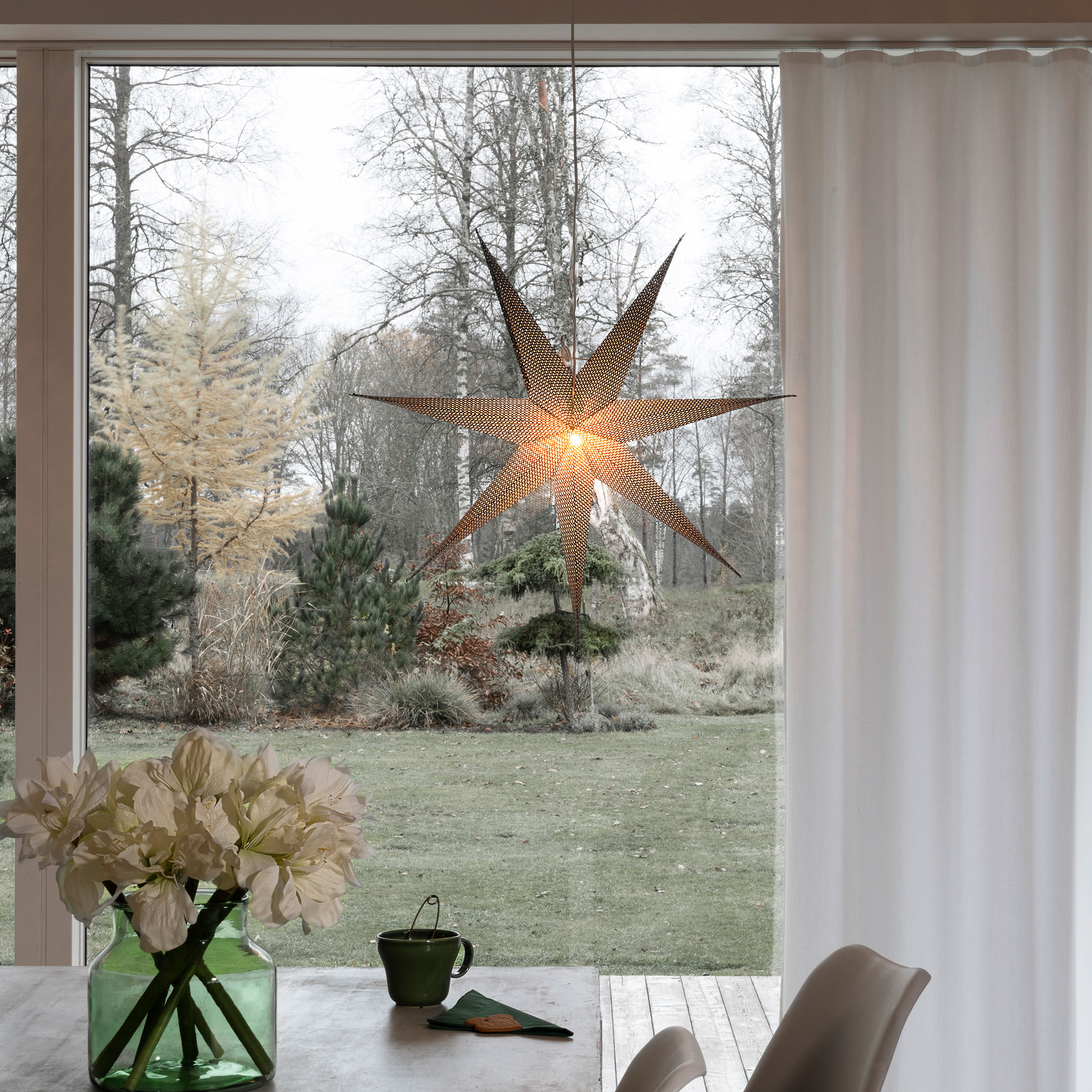Adventsstjärna Gnosjö Konstsmide 7-uddig 60 cm