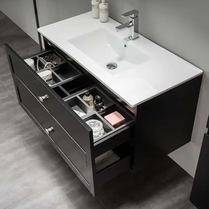 Tvättställskåp Bathlife Salig Svart