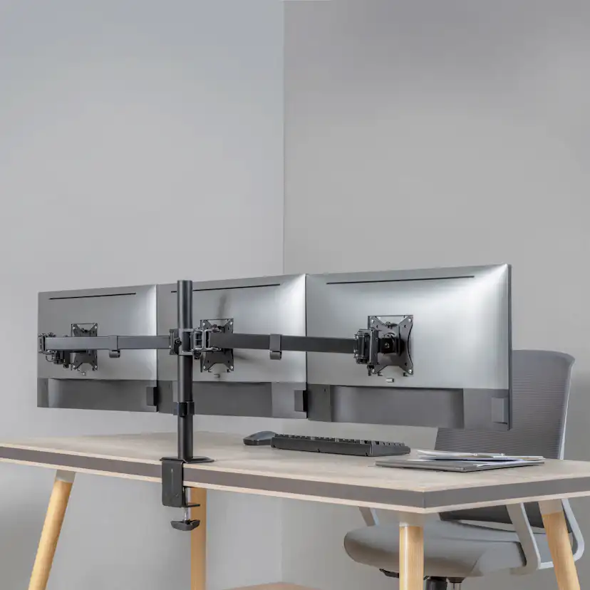 Monitorarm LogiLink Trippel 17-27 tum 2x658 mm