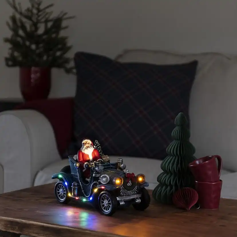 Julby Gnosjö Konstsmide Tomte i Bil 11 LED