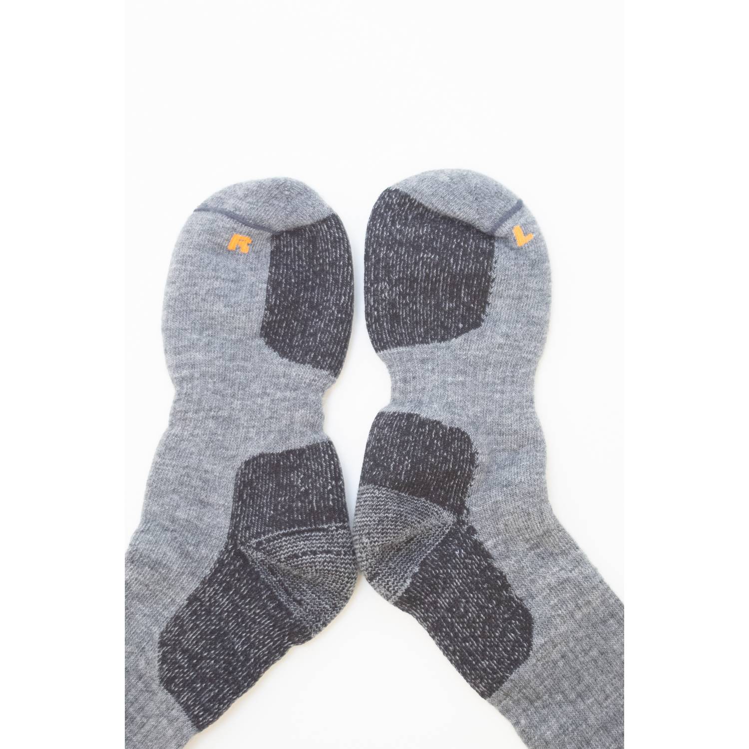 Socka Jobman Merino Tjock Mörkgrån/Svart