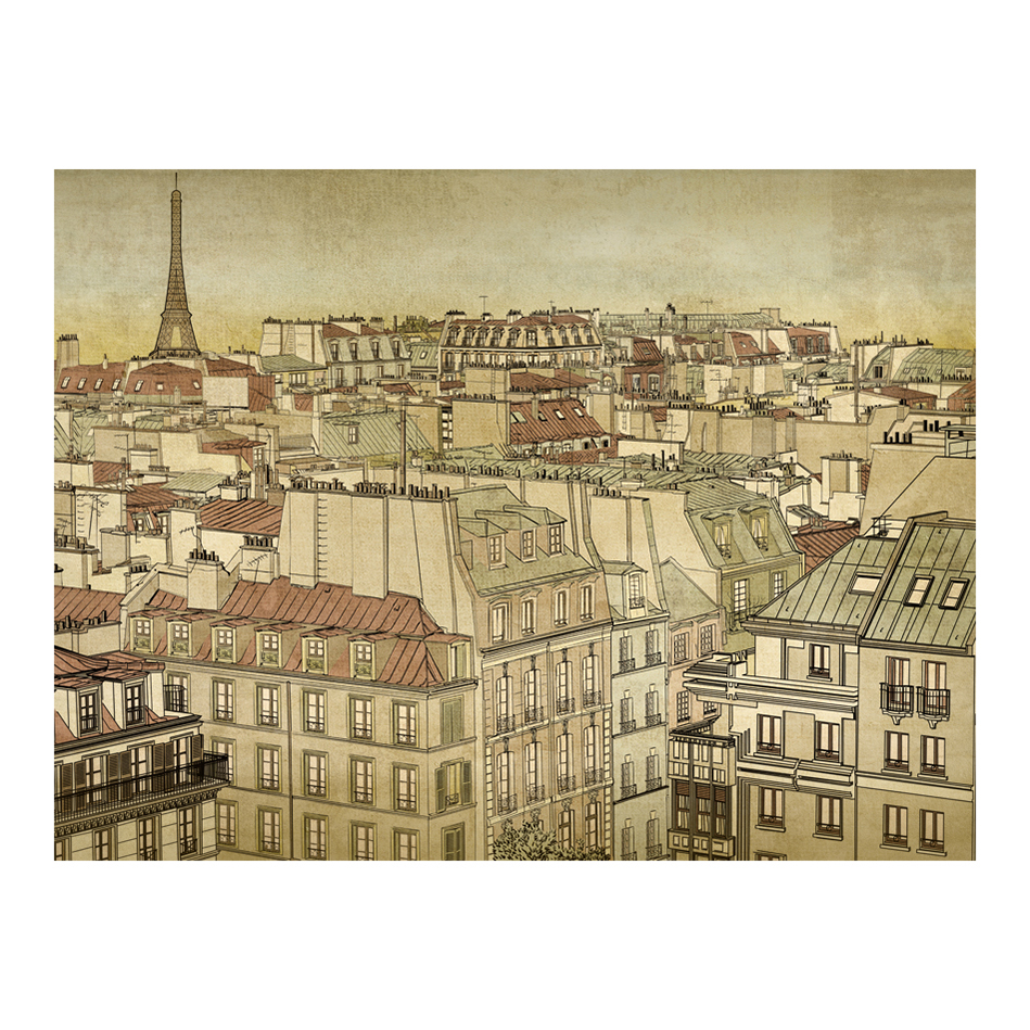 Fototapet Arkiio Farväl Paris!