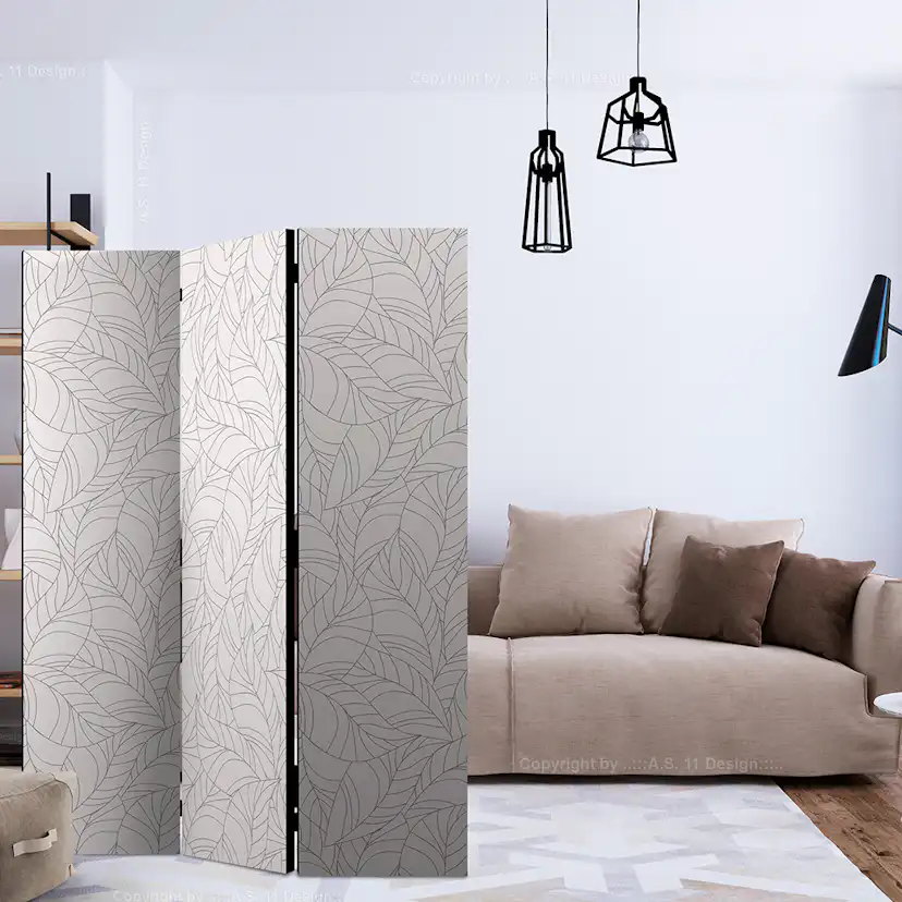 Rumsavdelare Arkiio Colourless Leaves 135x172 cm