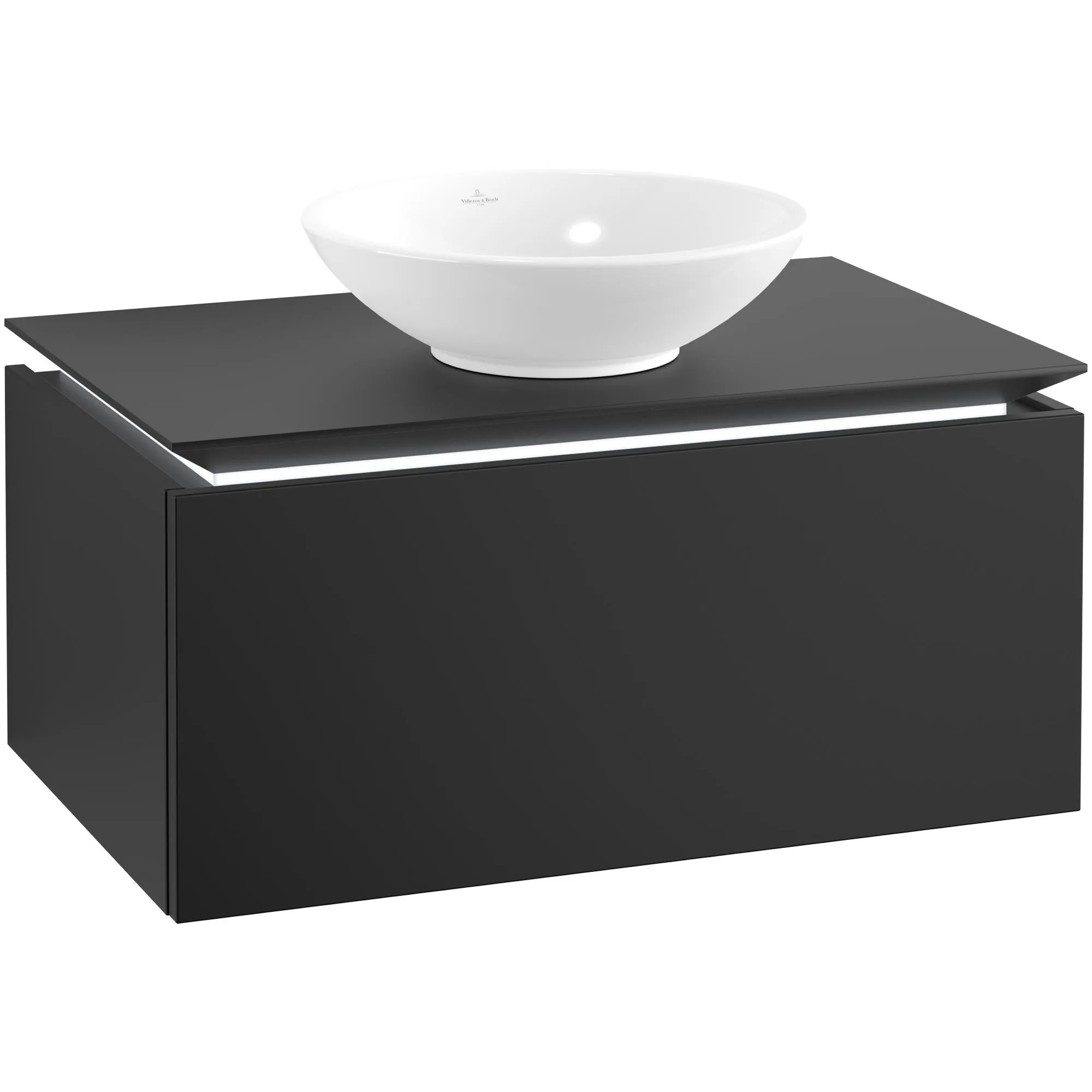 Tvättställsskåp Villeroy & Boch Legato Kompakt 800 med 1 Låda för Ytmonterat Tvättställ