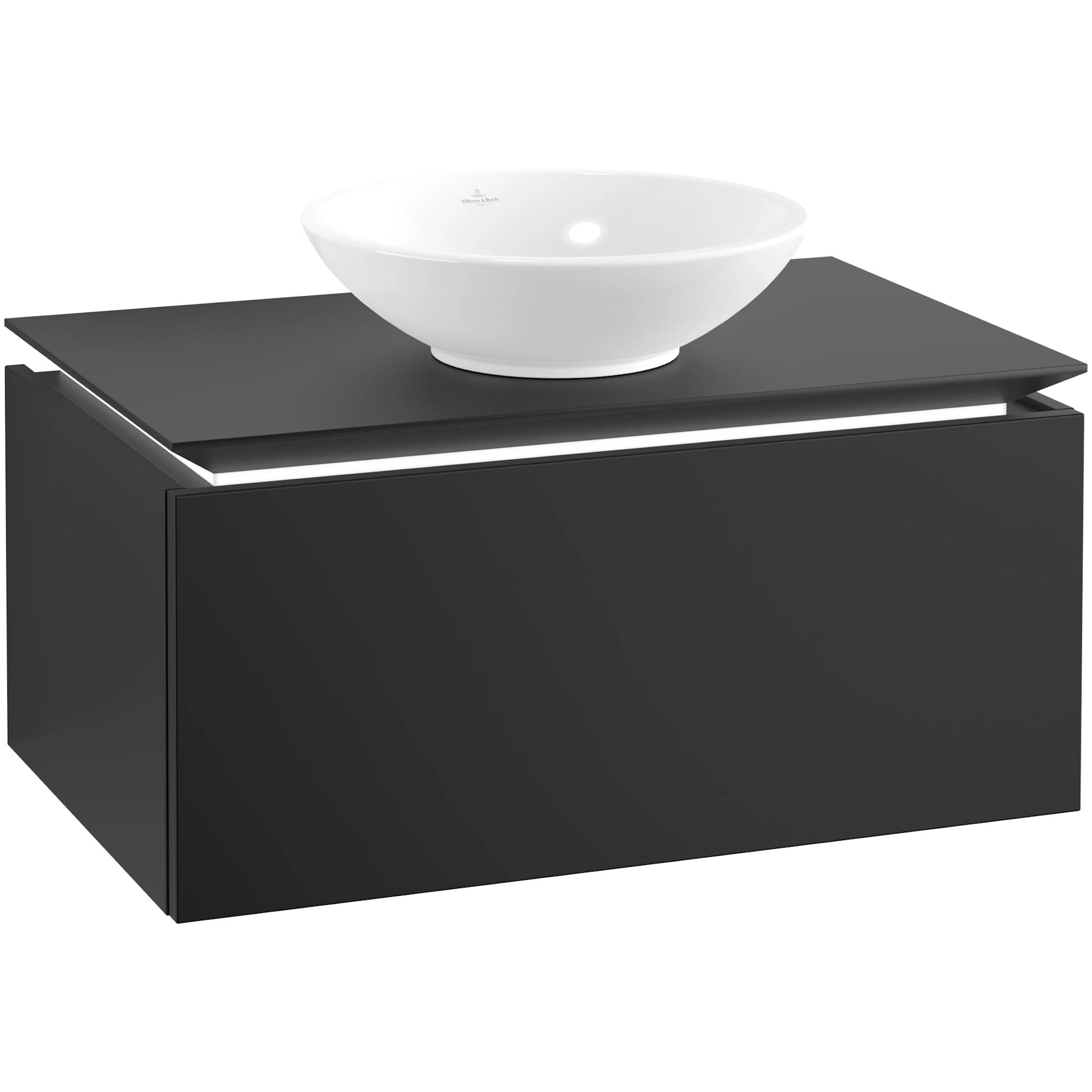 Tvättställsskåp Villeroy & Boch Legato Kompakt 800 med 1 Låda för Ytmonterat Tvättställ