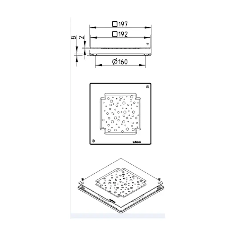 Golvbrunnssil Blücher Klinkerset Oslo 200x200
