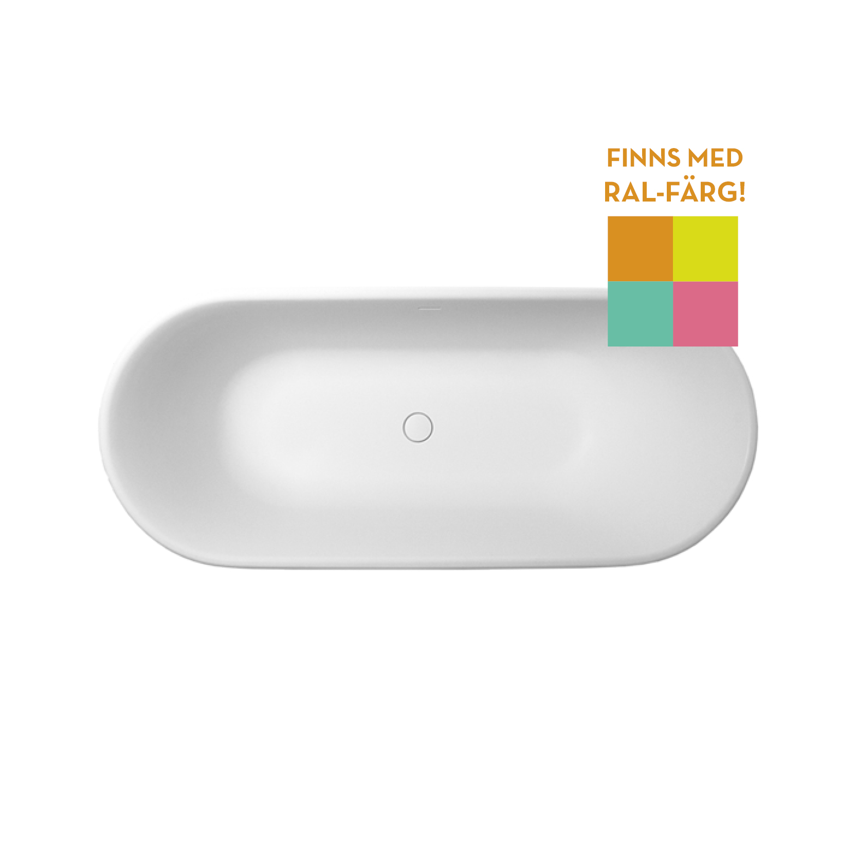 Badkar Swebad Simrishamn Solid Surface