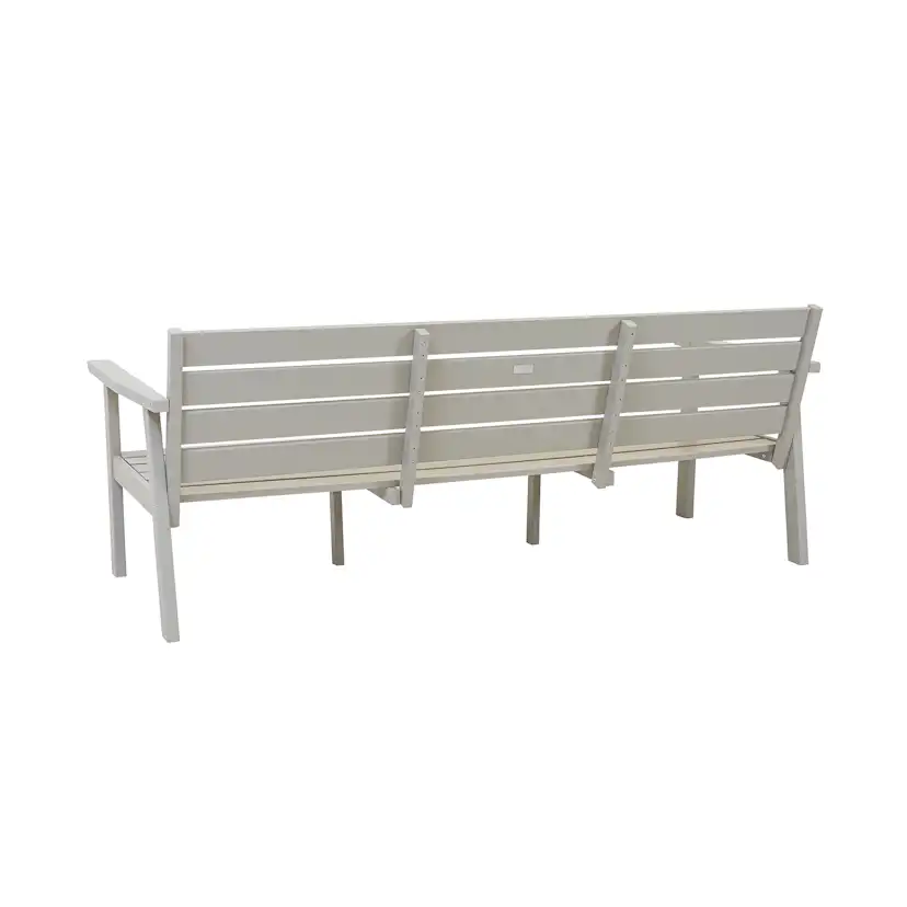 Loungesoffa Utomhus Eden Wood Ransvik 3-sits inkl Dynor Greige Svensk Norrlandsfuru FSC
