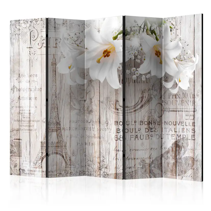 Rumsavdelare Arkiio Parisian Lilies II 225x172 cm