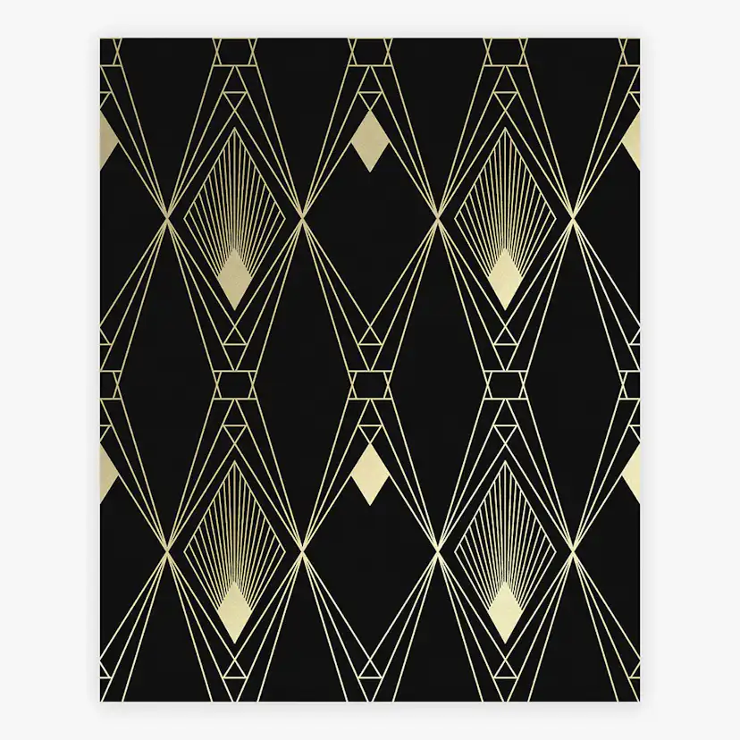 Tapet NEXT Deco Geometric Black