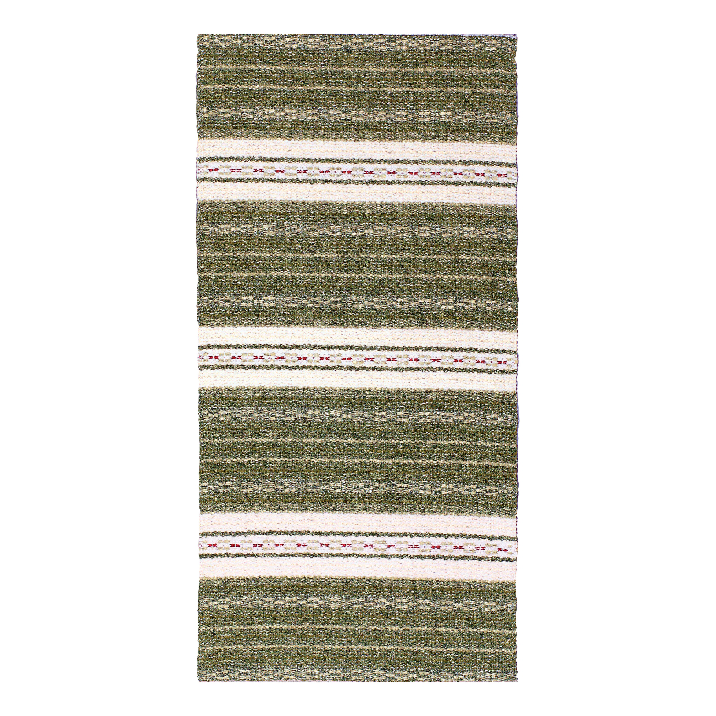 Mixed Asta Olive 70x340 Olivgrön, 70x340 cm