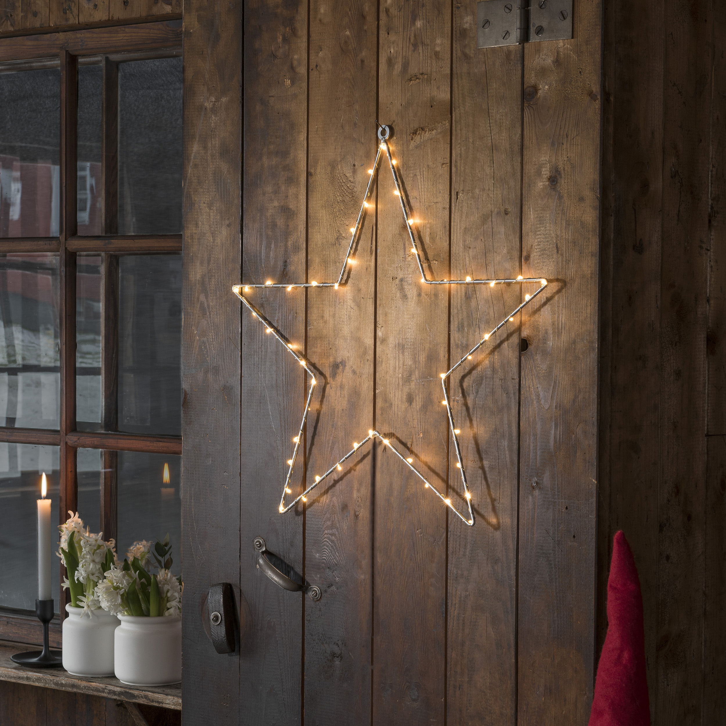 Adventsstjärna Gnosjö Konstsmide 50L LED Metall