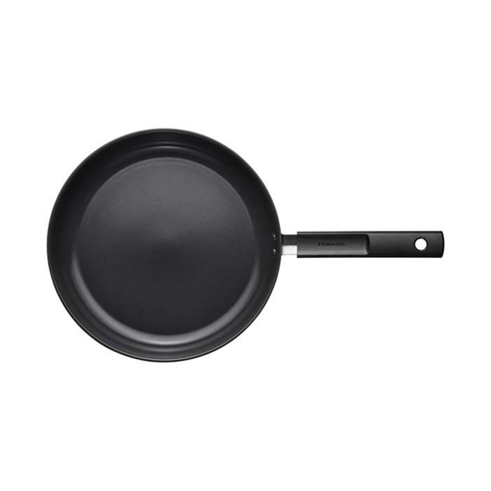 Stekpanna Fiskars Hard Face 30 cm Med Non-Stick Beläggning och Silikonlock