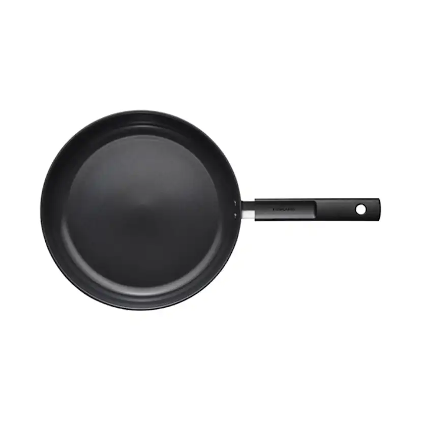 Stekpanna Fiskars Hard Face 30 cm Med Non-Stick Beläggning och Silikonlock