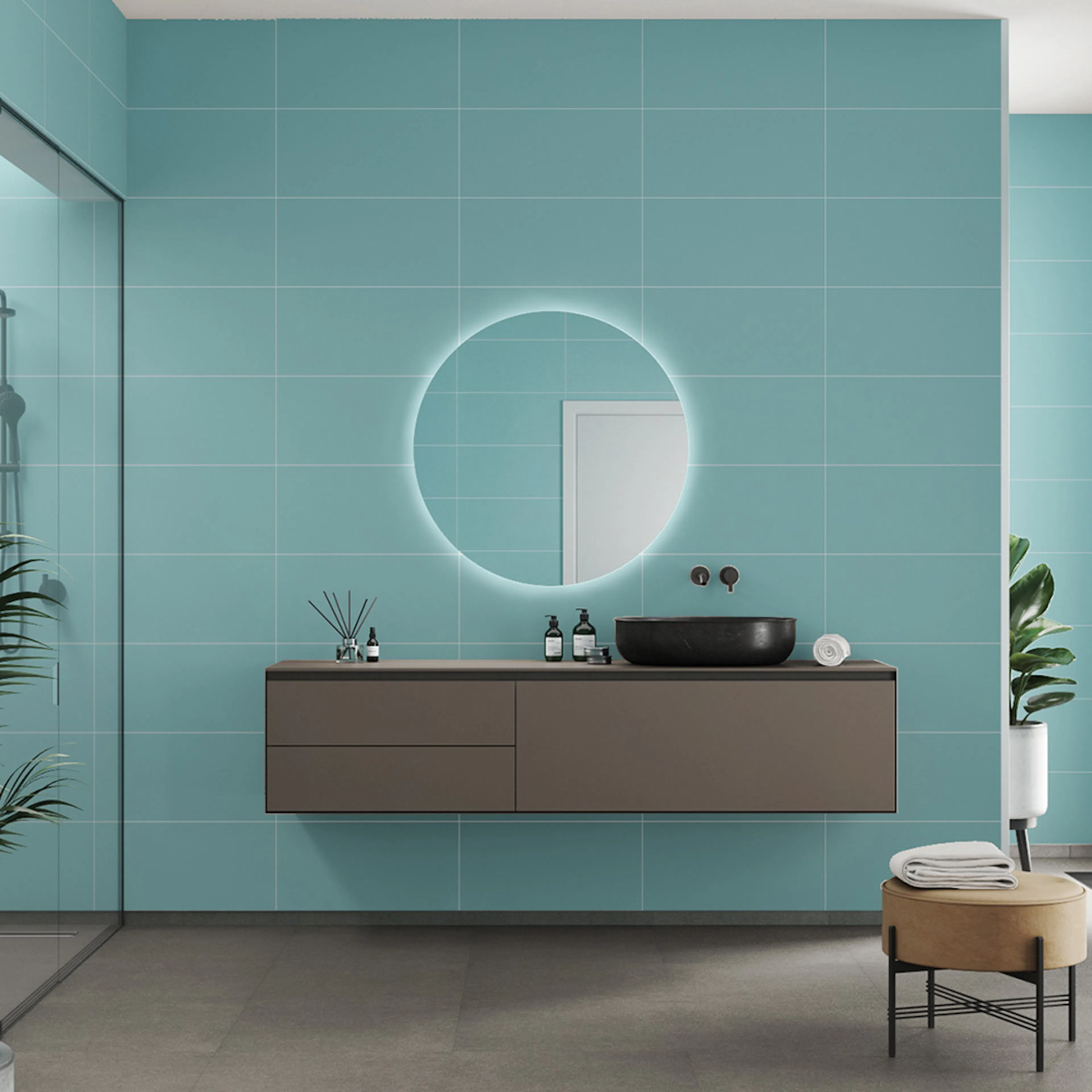 Våtrumsskiva Fibo 3212-LM6030 EM Aqua Mint 10x620x3020 mm