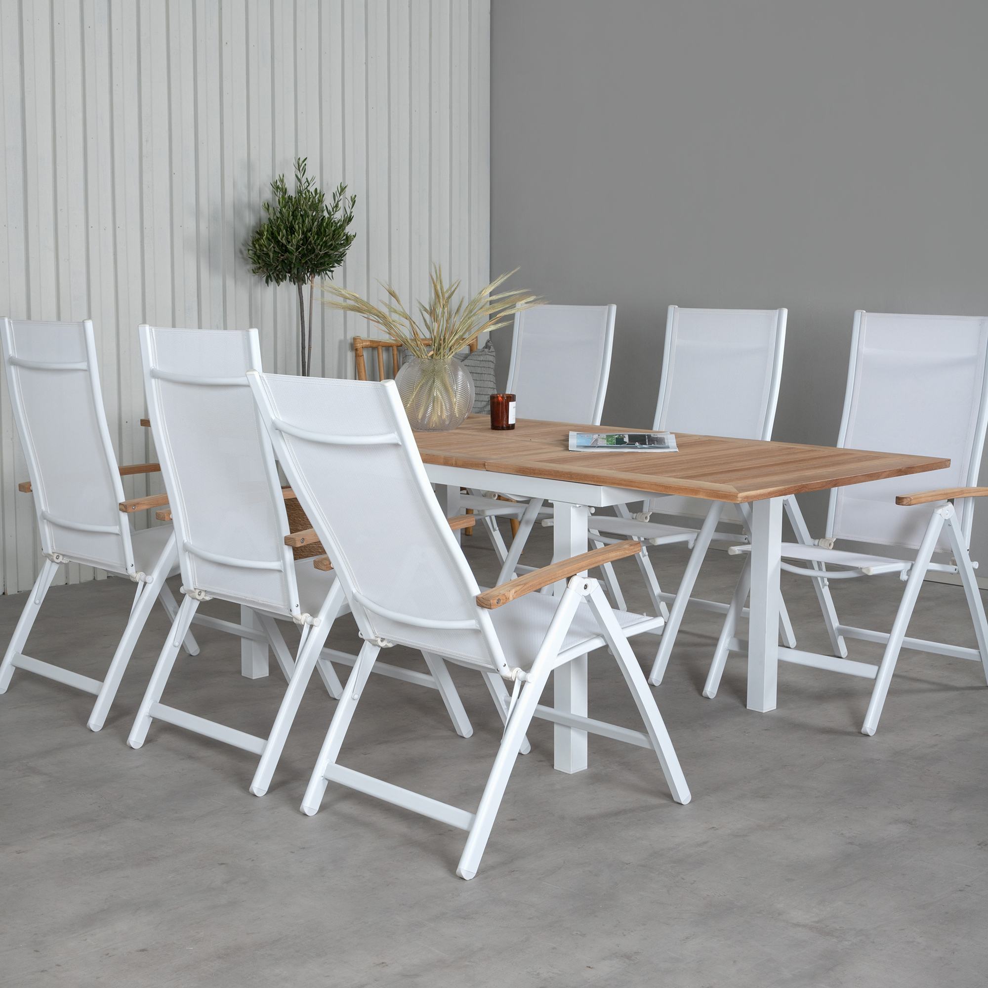Matgrupp Venture Home Pave med 6 Pave Stolar