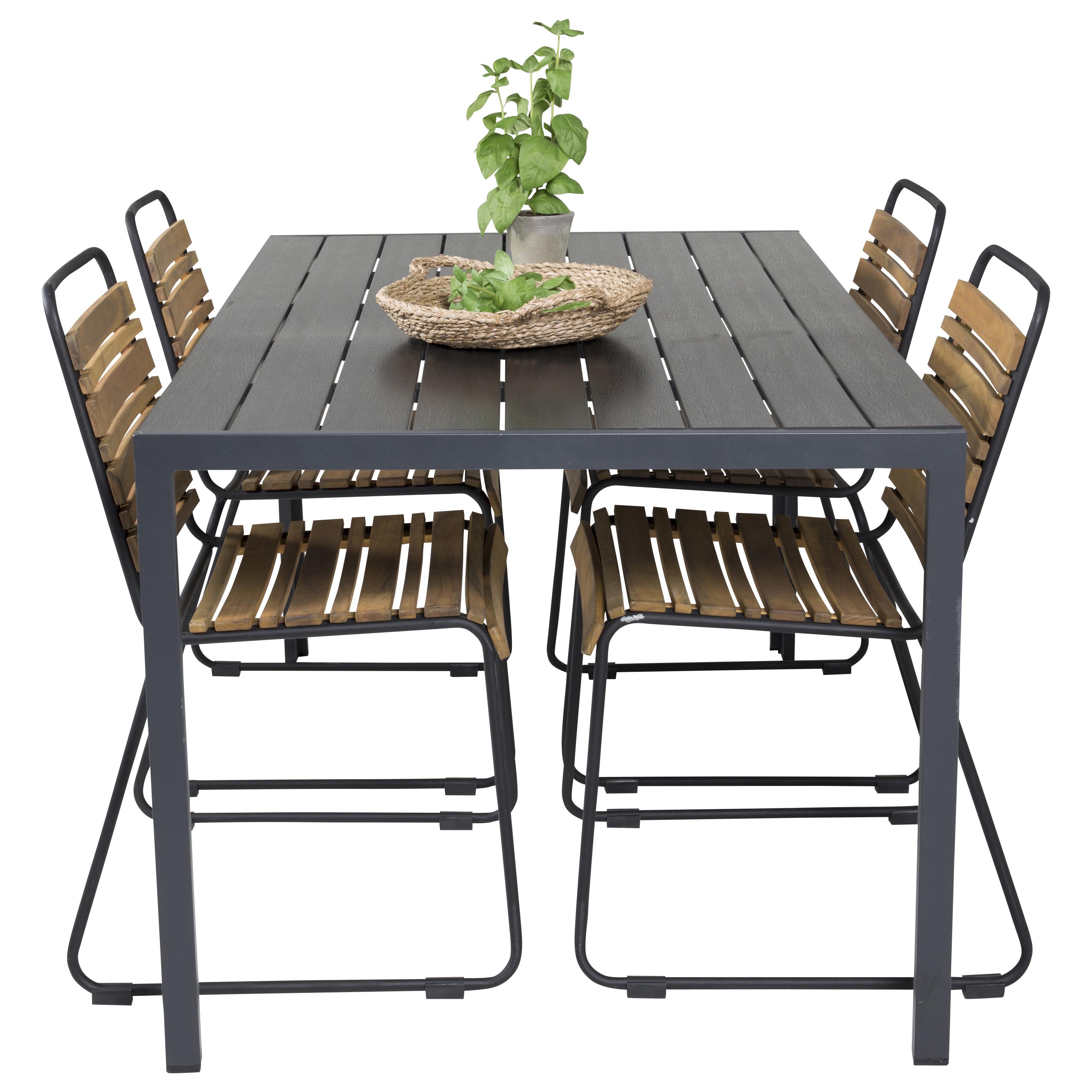 Matgrupp Venture Home Bront 150 med 4 Berfin Matstolar