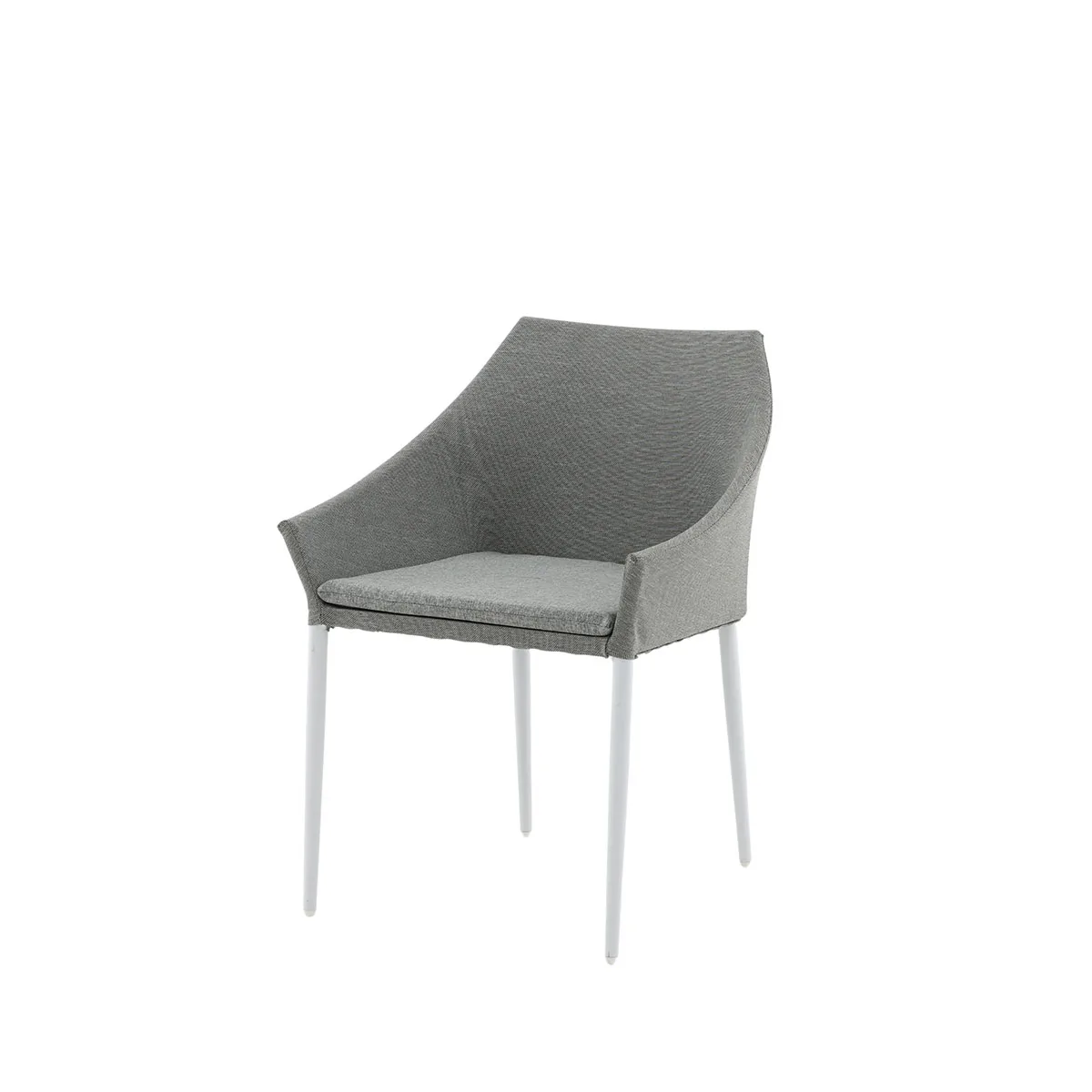 Spoga - Dining Chair- White / Grey - - Vit/ ljus grå