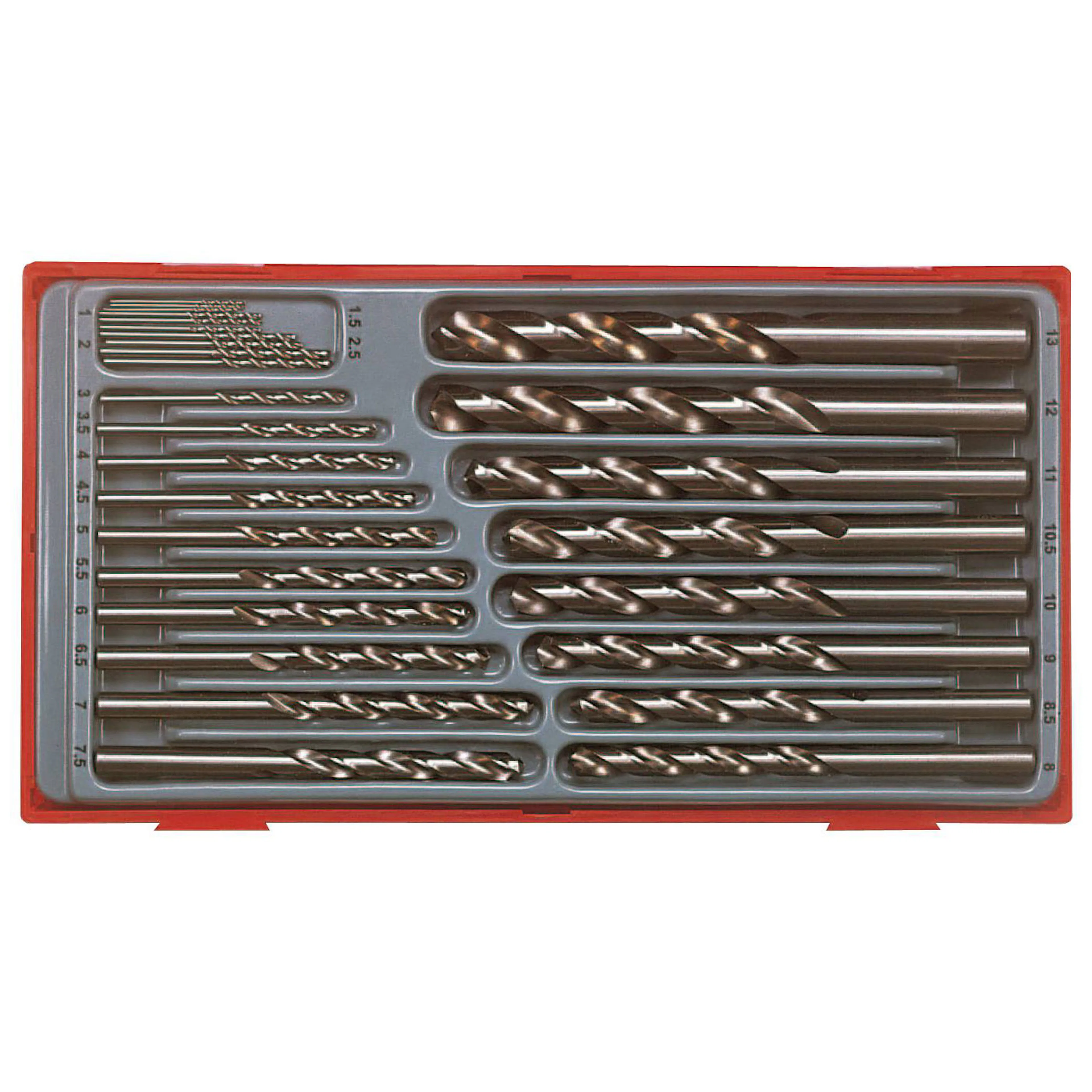 Spiralborrsats Teng Tools 28-delar TTDB028