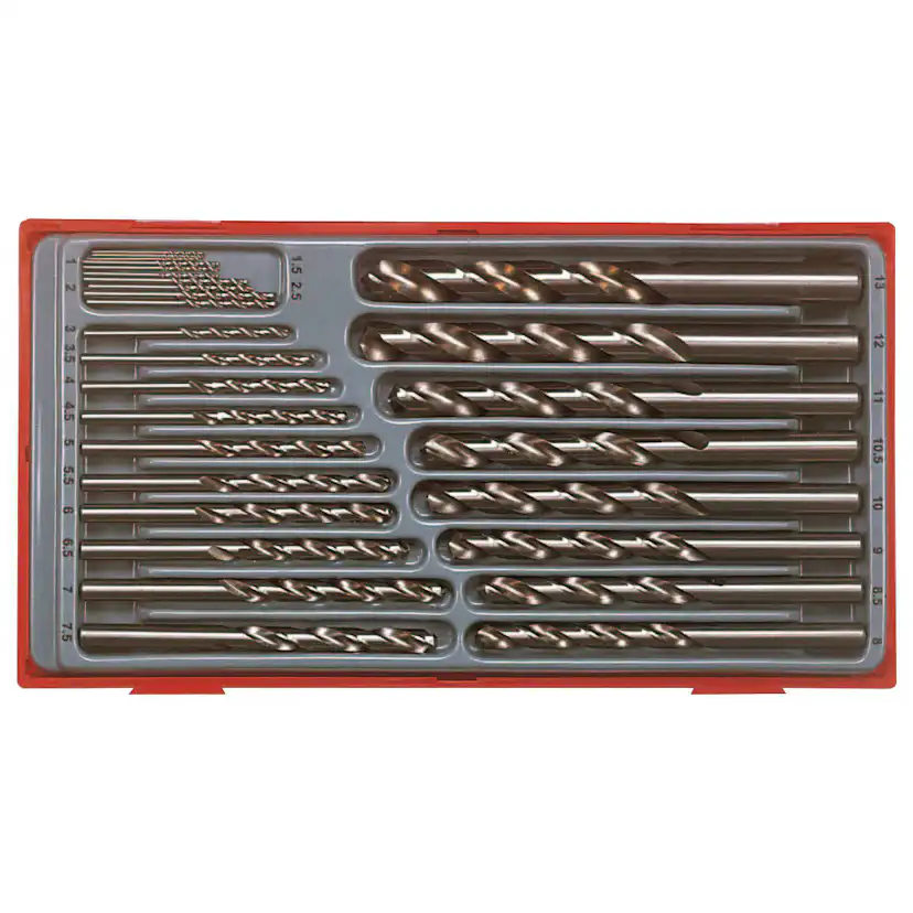 Spiralborrsats Teng Tools 28-delar TTDB028