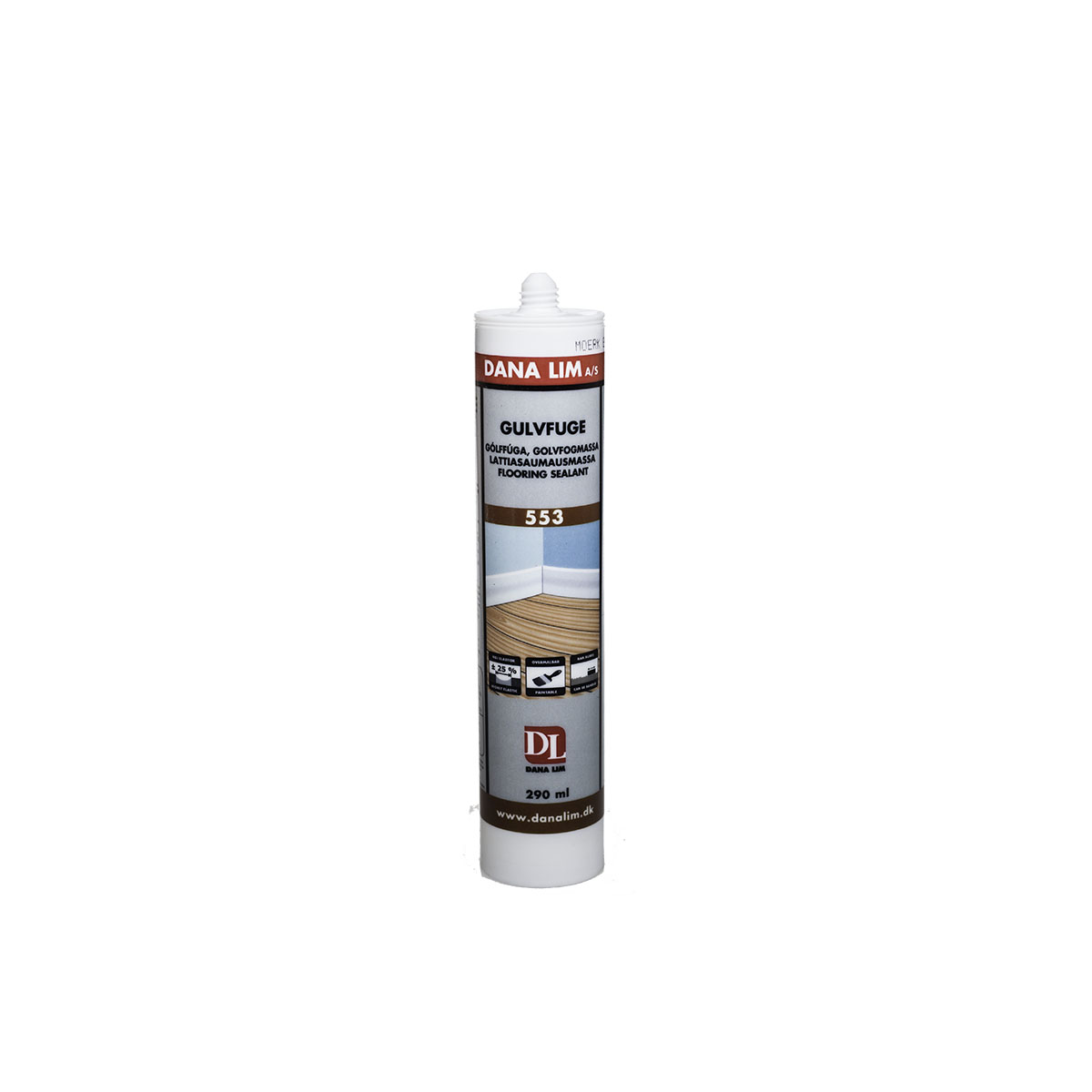 Fogmassa Danalim Dana 553 Ekfärgad 290 ml MS-hybrid polymer