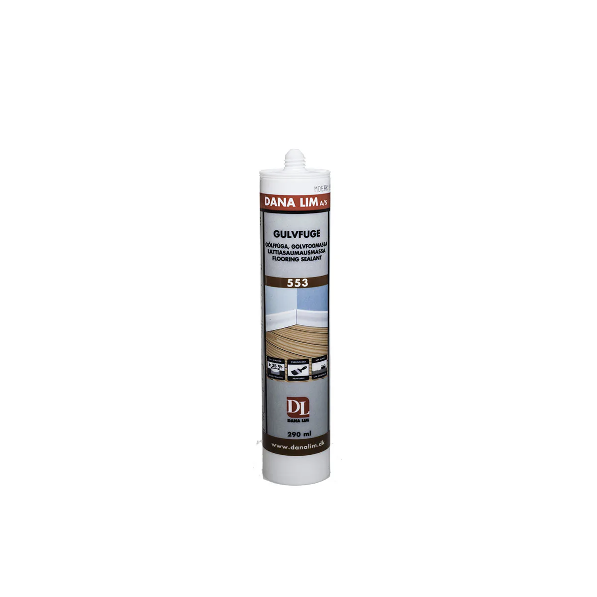 Fogmassa Danalim Dana 553 Ekfärgad 290 ml MS-hybrid polymer