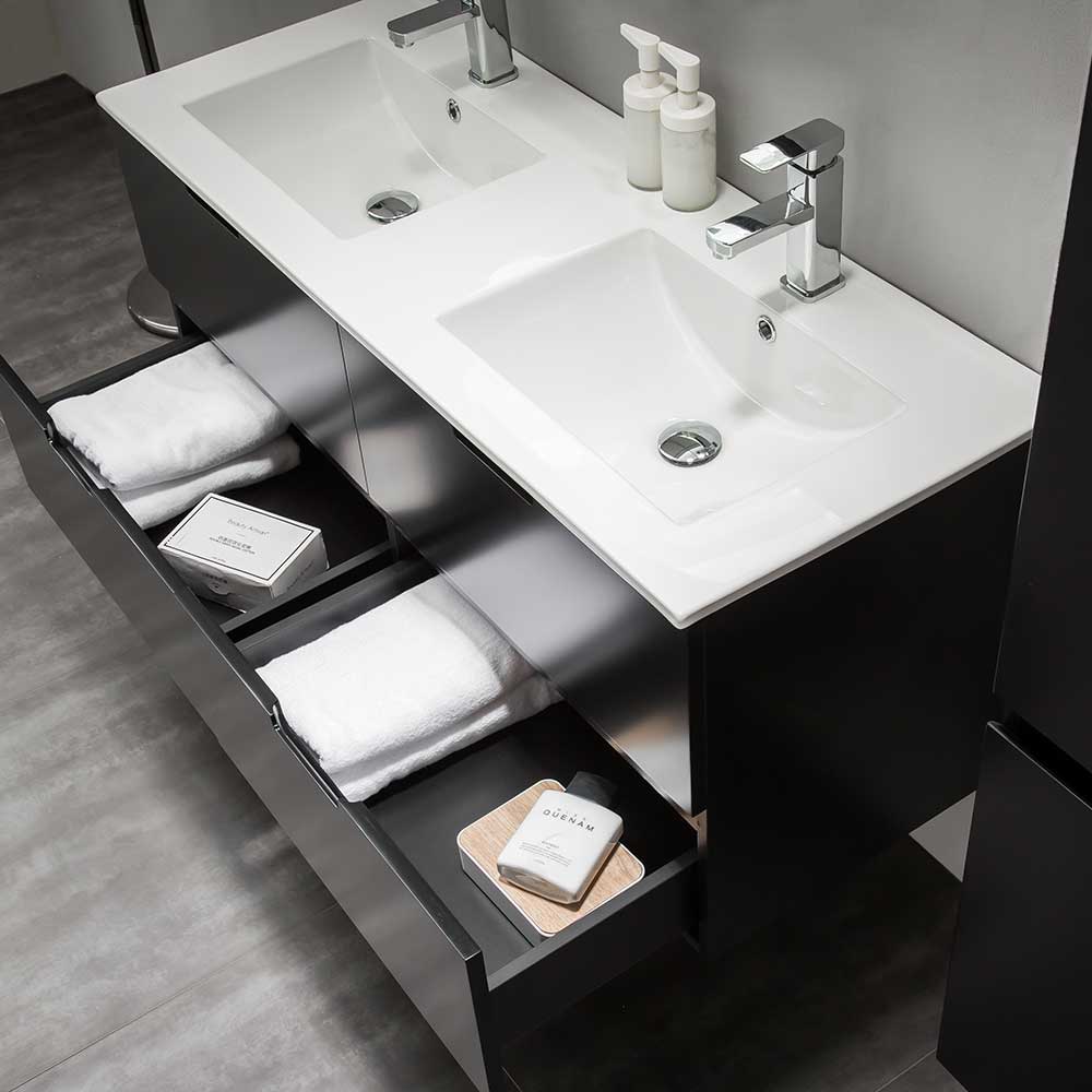 Tvättställskåp Bathlife Glädje Svart
