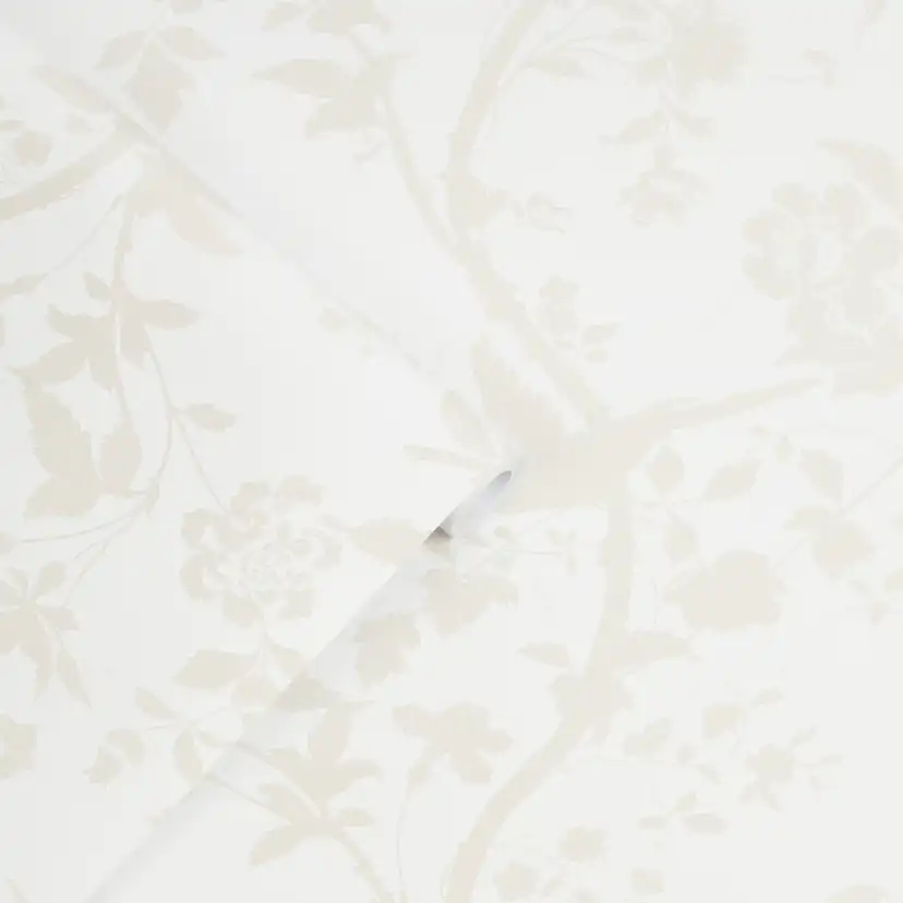 Tapet Laura Ashley Oriental Garden Pearlescent Vit