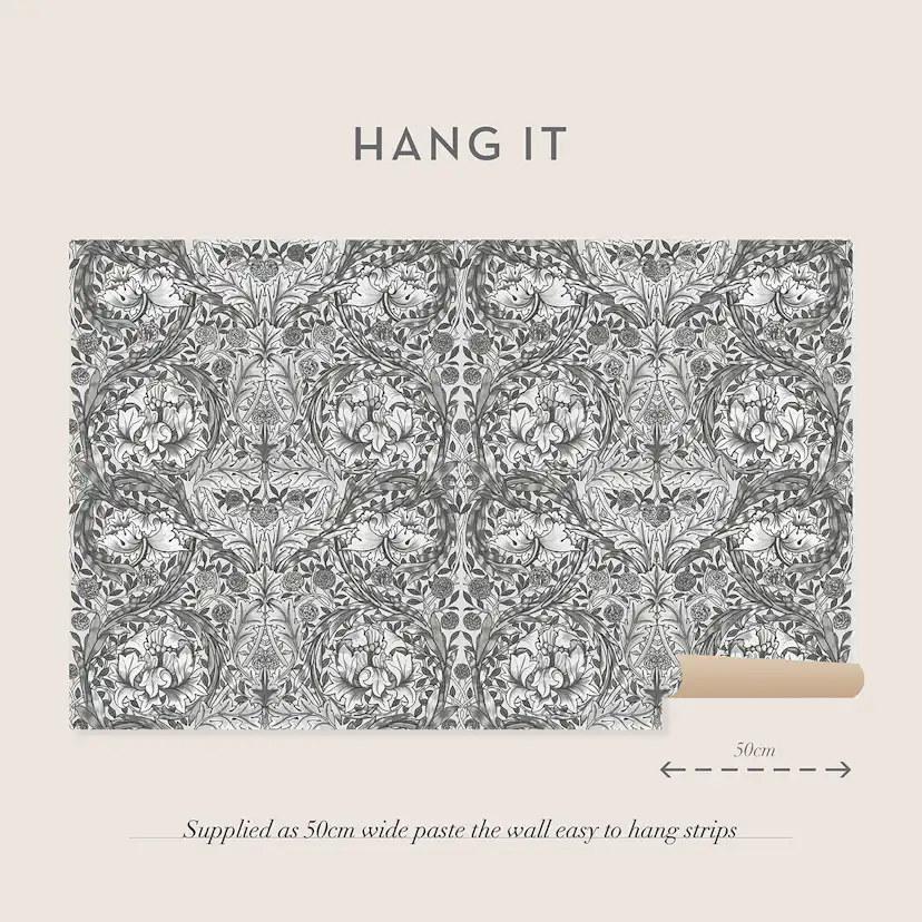 Fototapet William Morris At Home African Marigold Grey