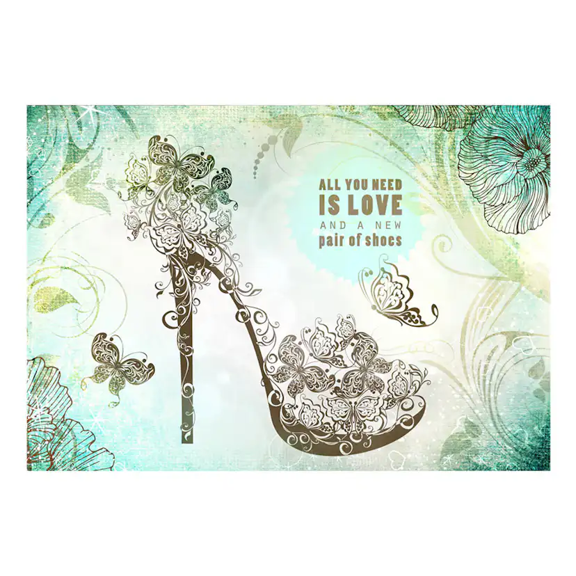 Fototapet Arkiio All You Need Is ... A New Pair Of Shoes