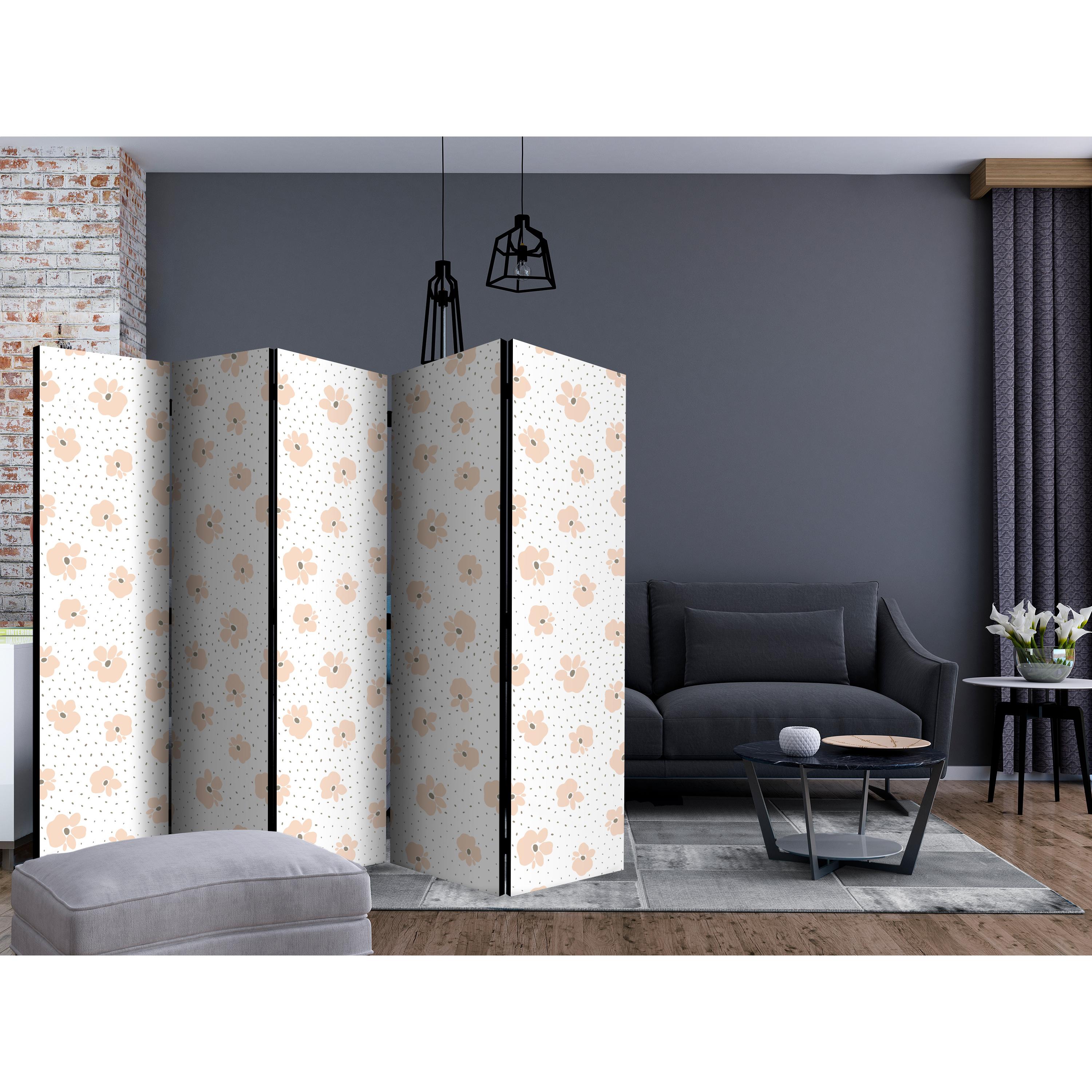 Rumsavdelare Arkiio Children Flowers II 225x172 cm