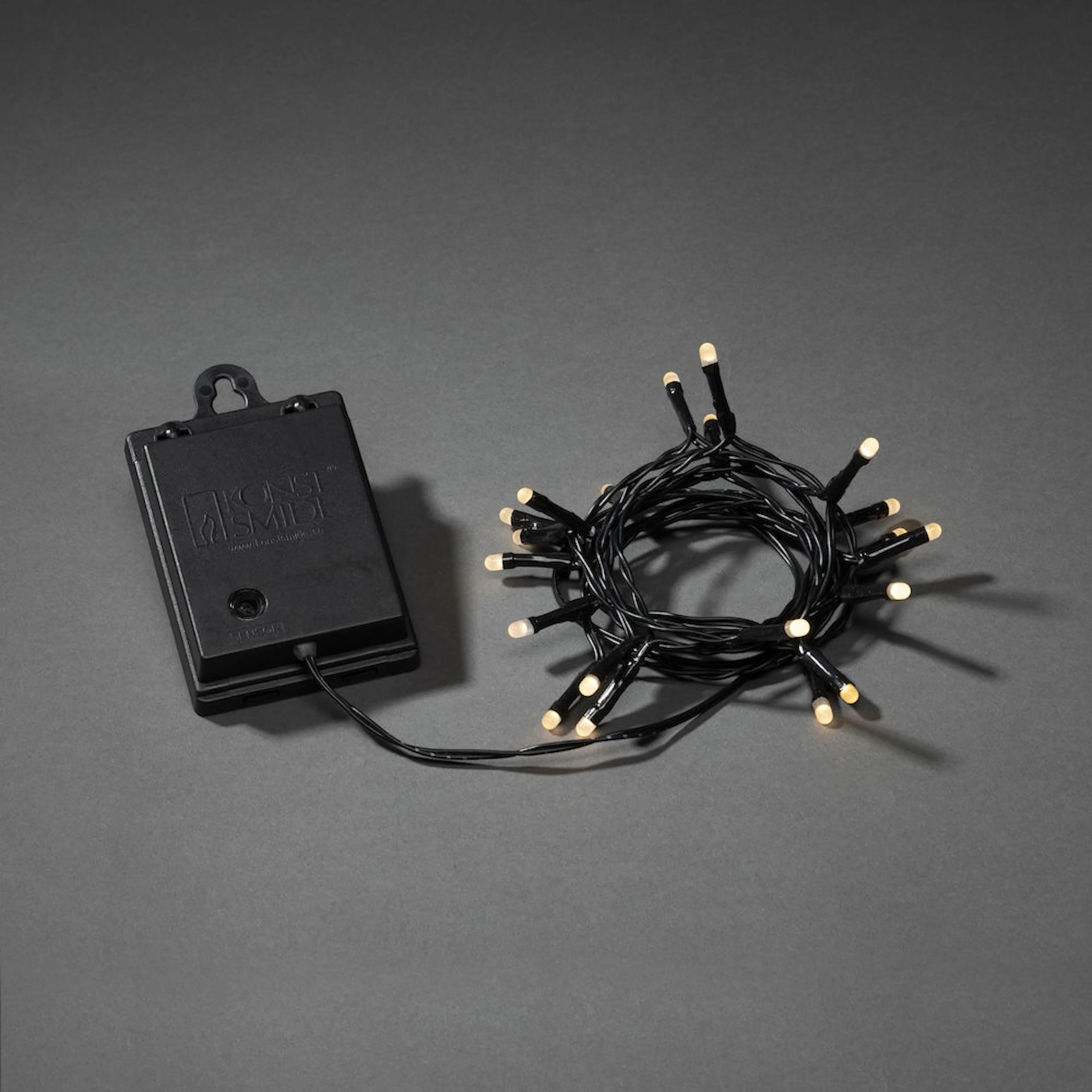 Ljusslinga Gnosjö Konstsmide Varmvita LED Frostad