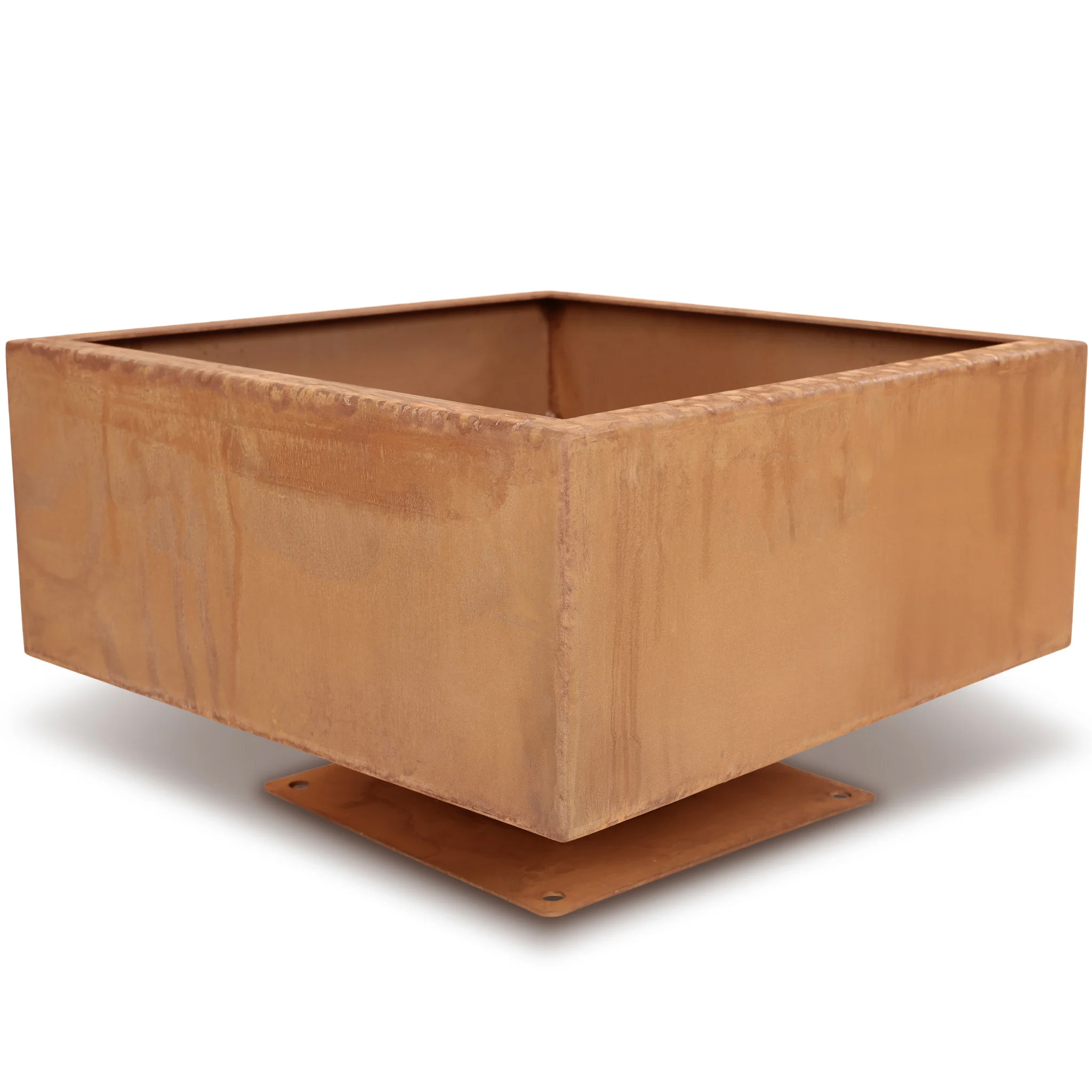 Eldstad Lyfco Cortenstål Kvadratisk