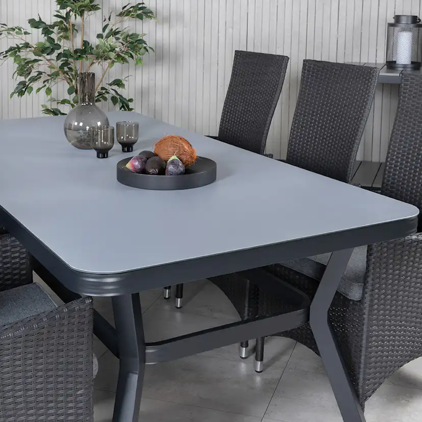 Matgrupp Venture Home Vyn med 6 Pam Matstolar