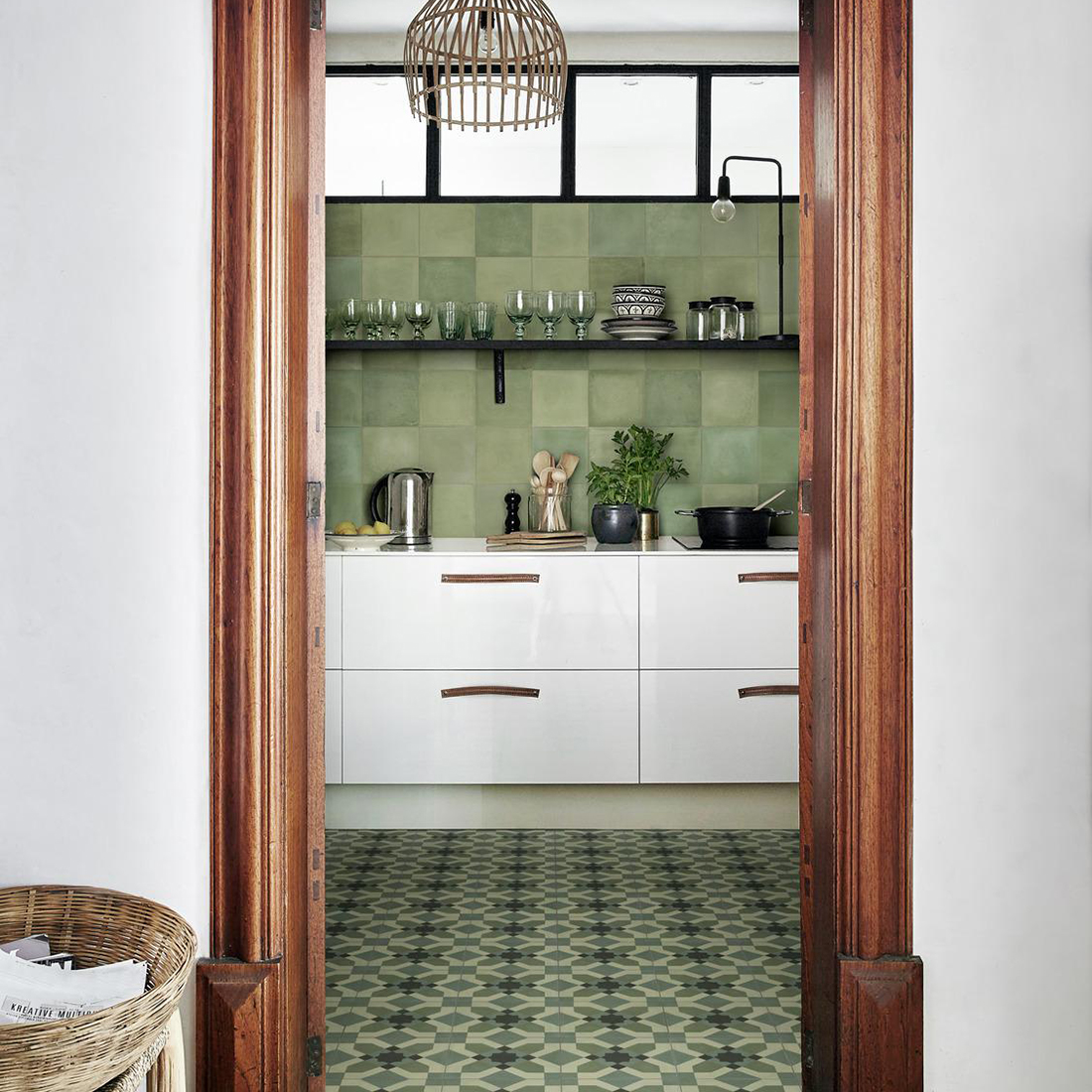 Klinker Marazzi Group D Segni Blend Verde 20x20 cm