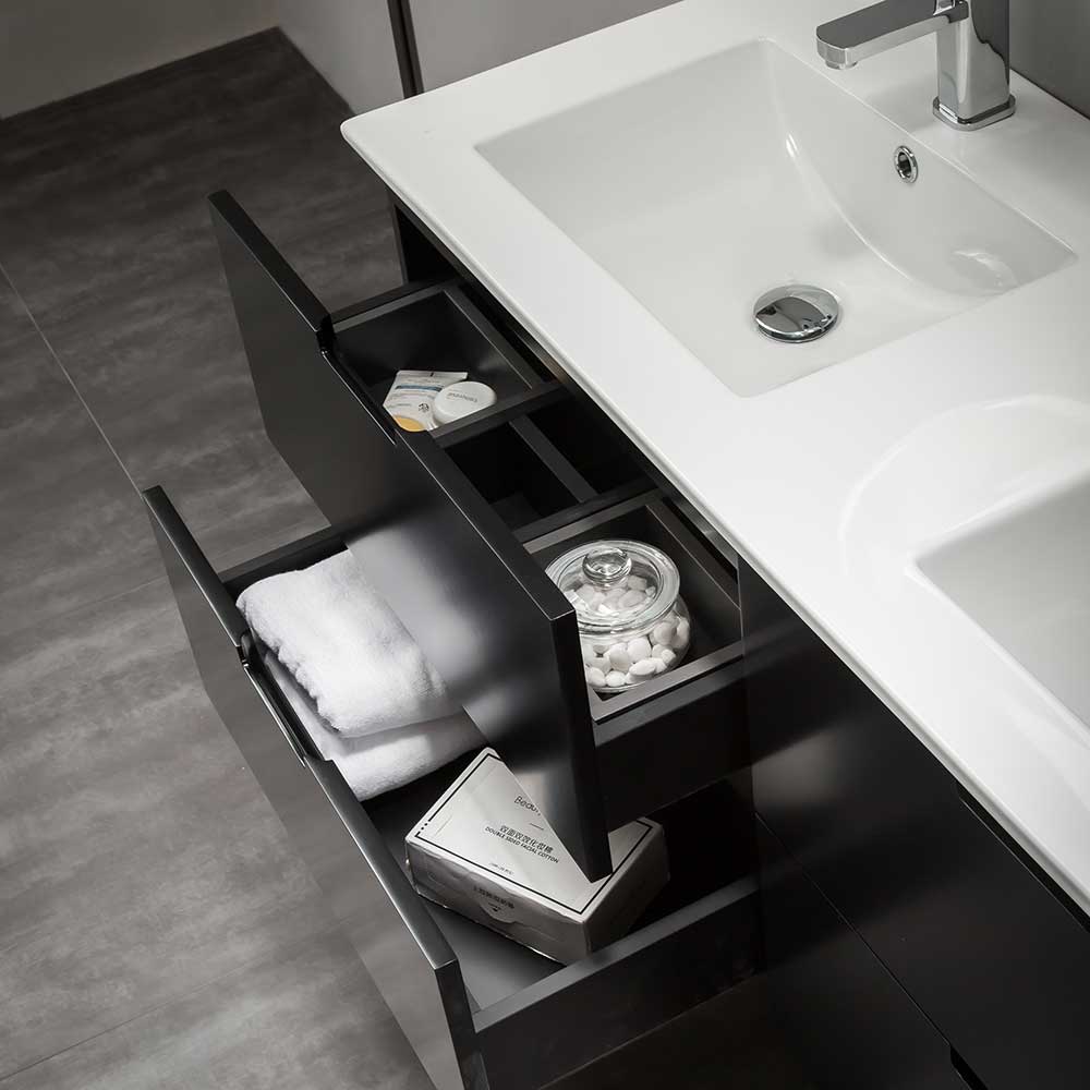 Tvättställskåp Bathlife Glädje Svart