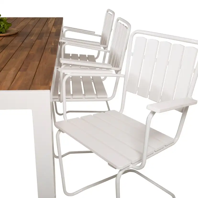Matgrupp Venture Home Berfin med 6 Hollywood Stolar