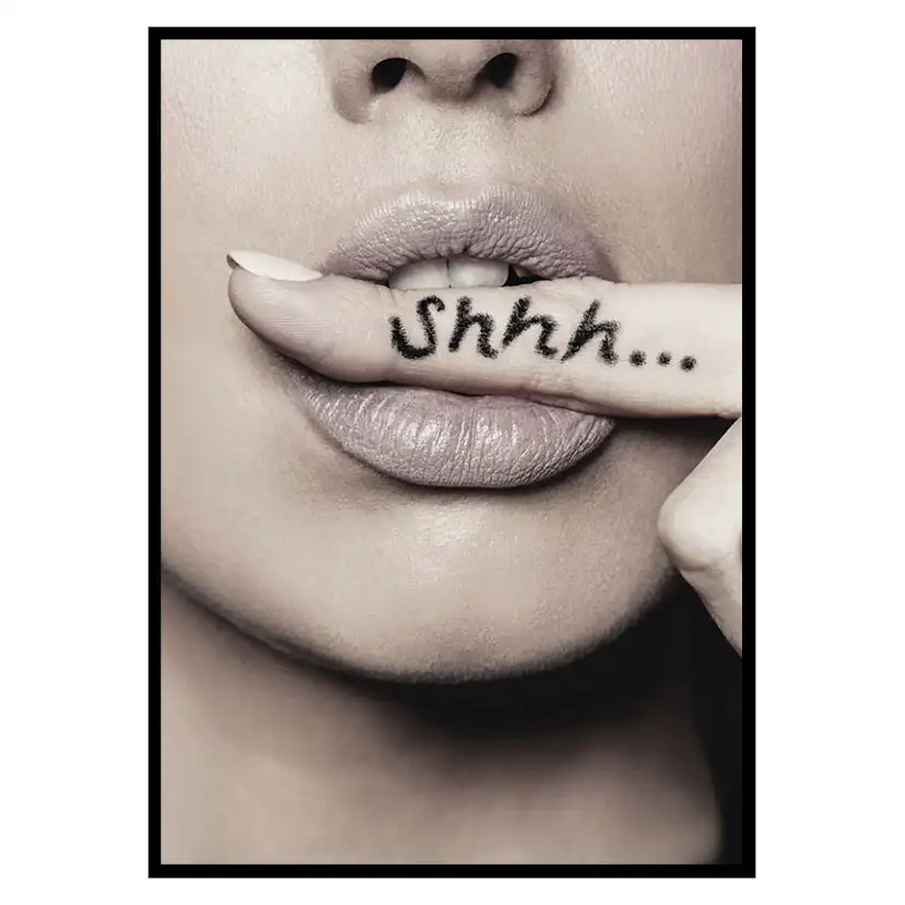 Poster Gallerix Shhh...
