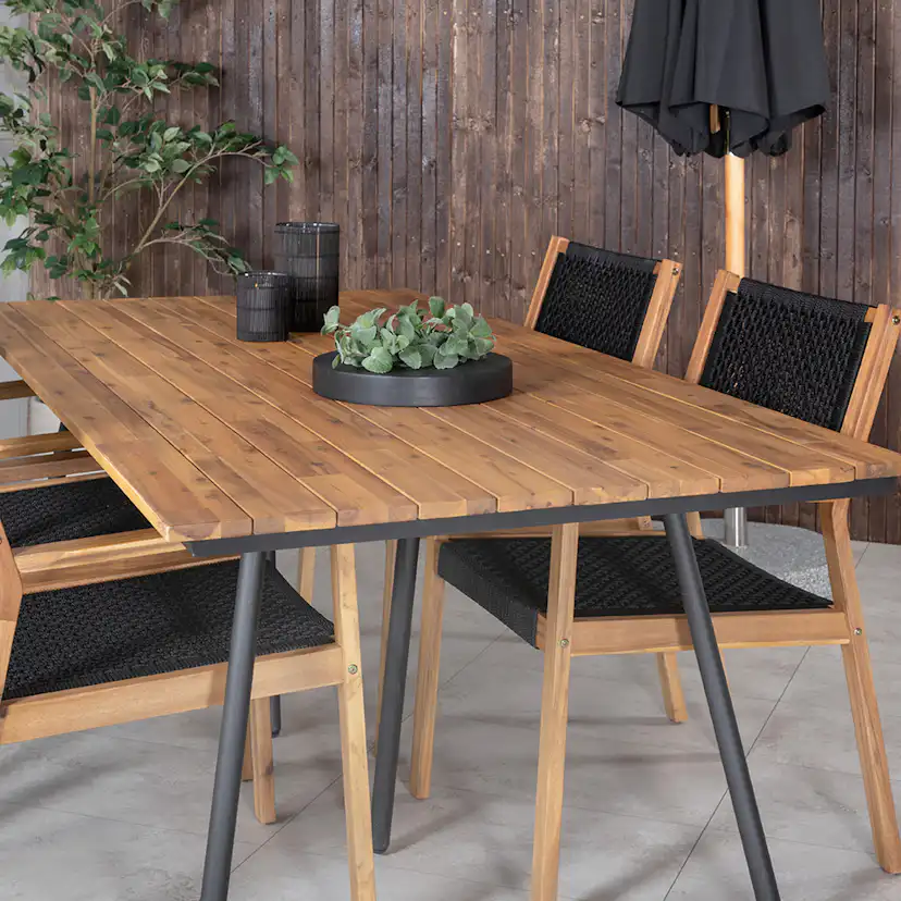 Matgrupp Venture Home Chane med 4 Jimbo Matstolar