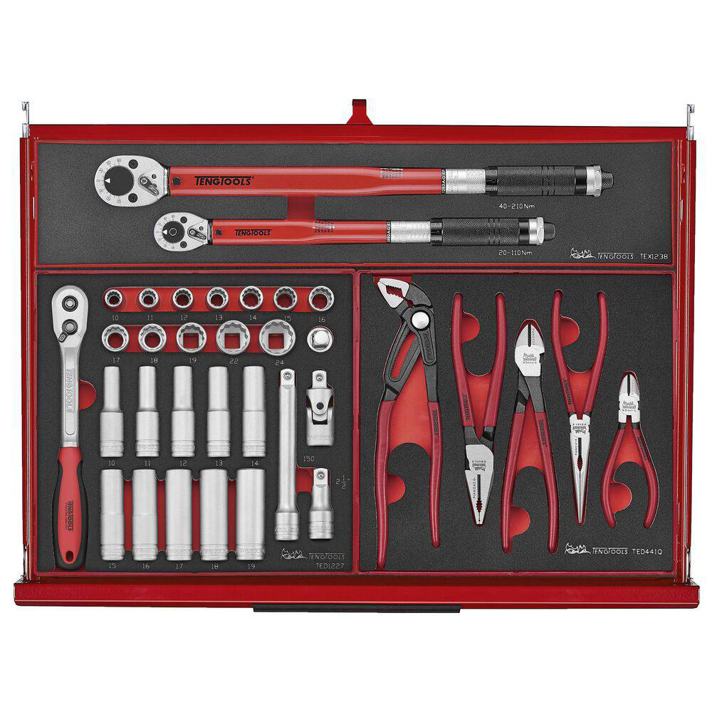 Verktygsset Teng Tools 418 -Delar