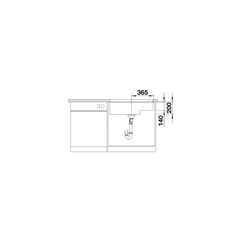 Diskho Blanco Subline 700 Level Silgranit Infino