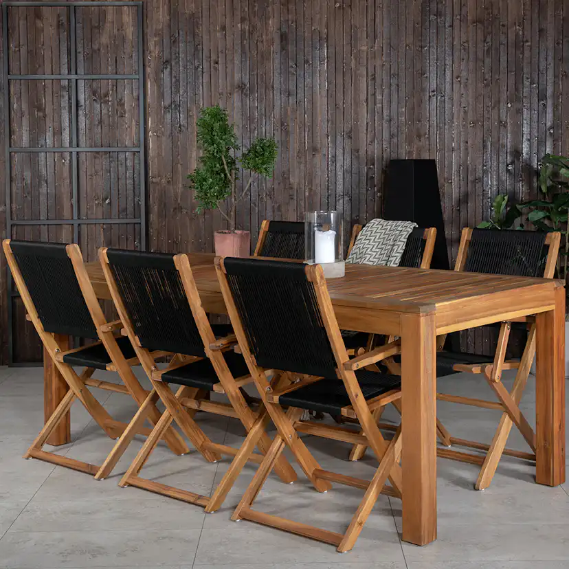 Matgrupp Venture Home Peder med 6 Peder Stolar